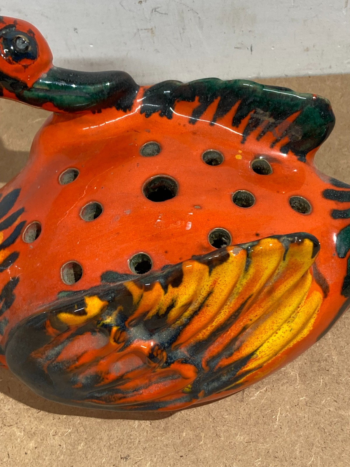 Ceramica Da Collezione   Soprammobile A Forma Di Cigno   La Cava (Alberto Caverni)