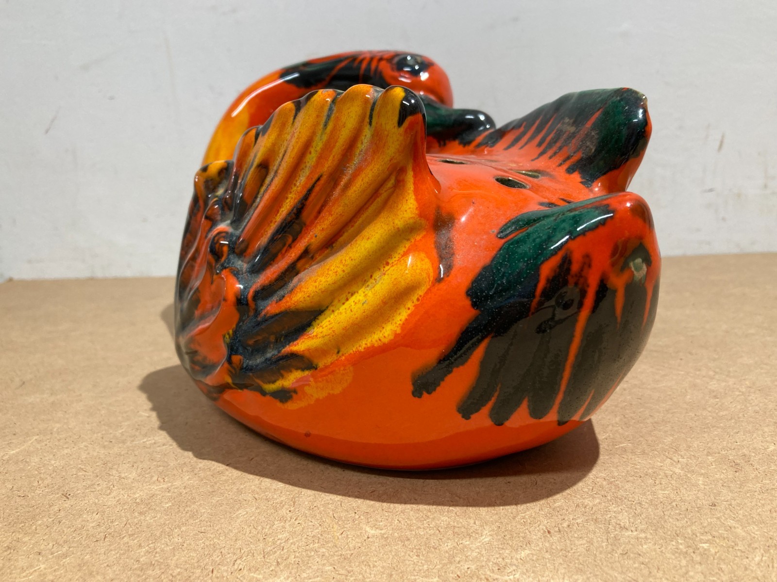 Ceramica Da Collezione   Soprammobile A Forma Di Cigno   La Cava (Alberto Caverni)