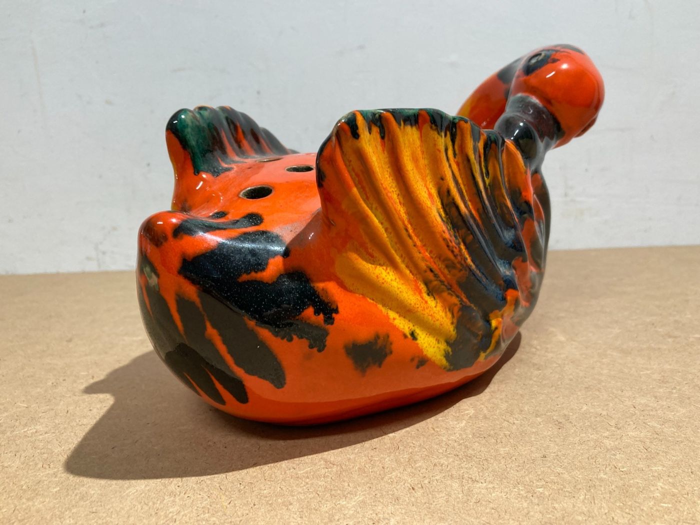 Ceramica Da Collezione   Soprammobile A Forma Di Cigno   La Cava (Alberto Caverni)