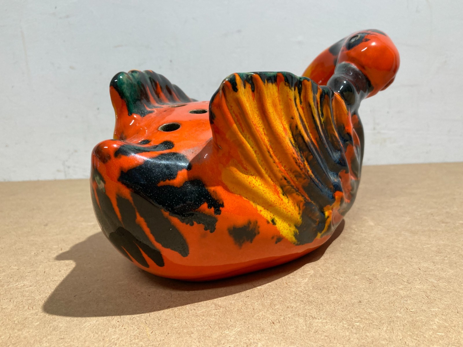 Ceramica Da Collezione   Soprammobile A Forma Di Cigno   La Cava (Alberto Caverni)