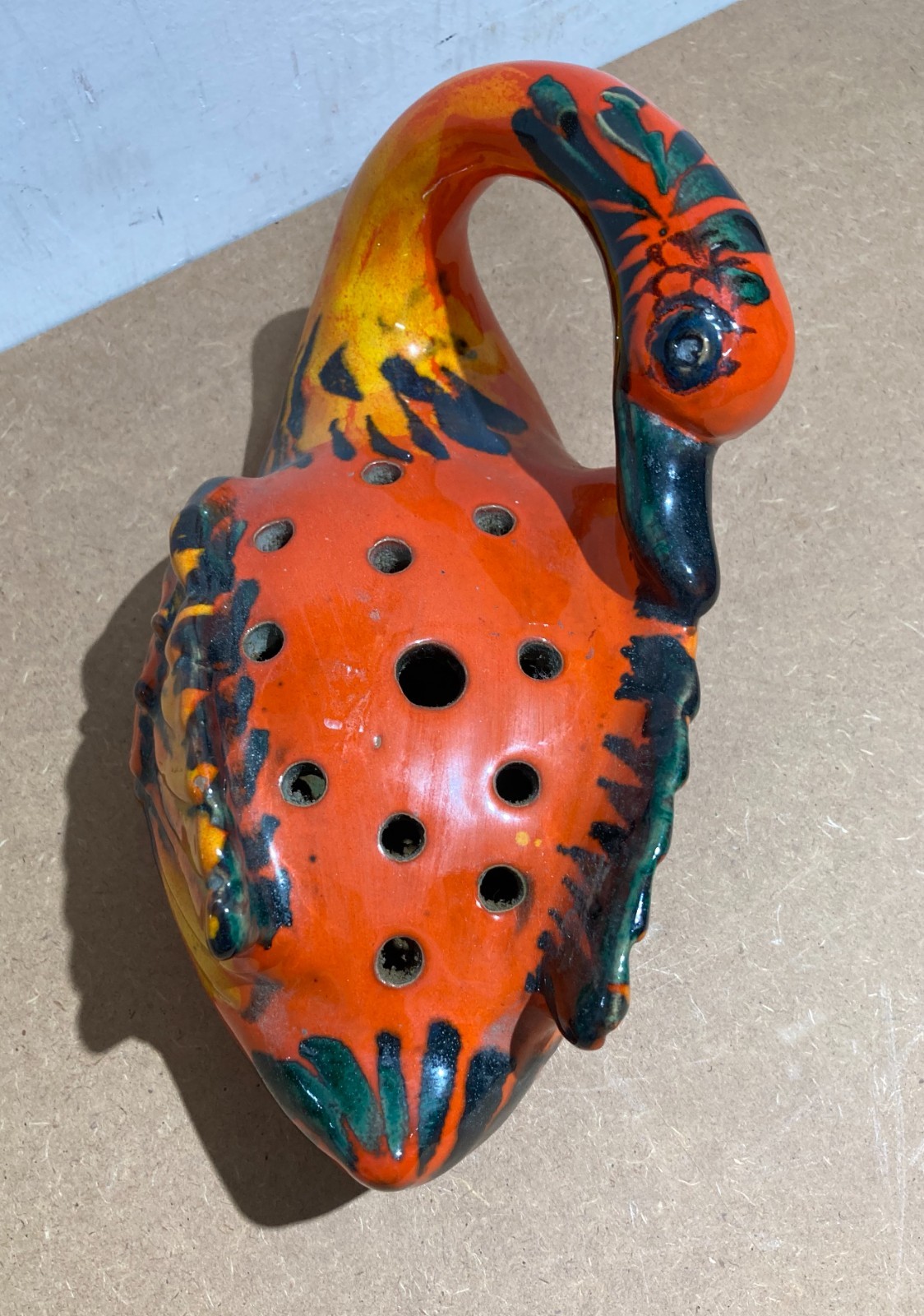 Ceramica Da Collezione   Soprammobile A Forma Di Cigno   La Cava (Alberto Caverni)