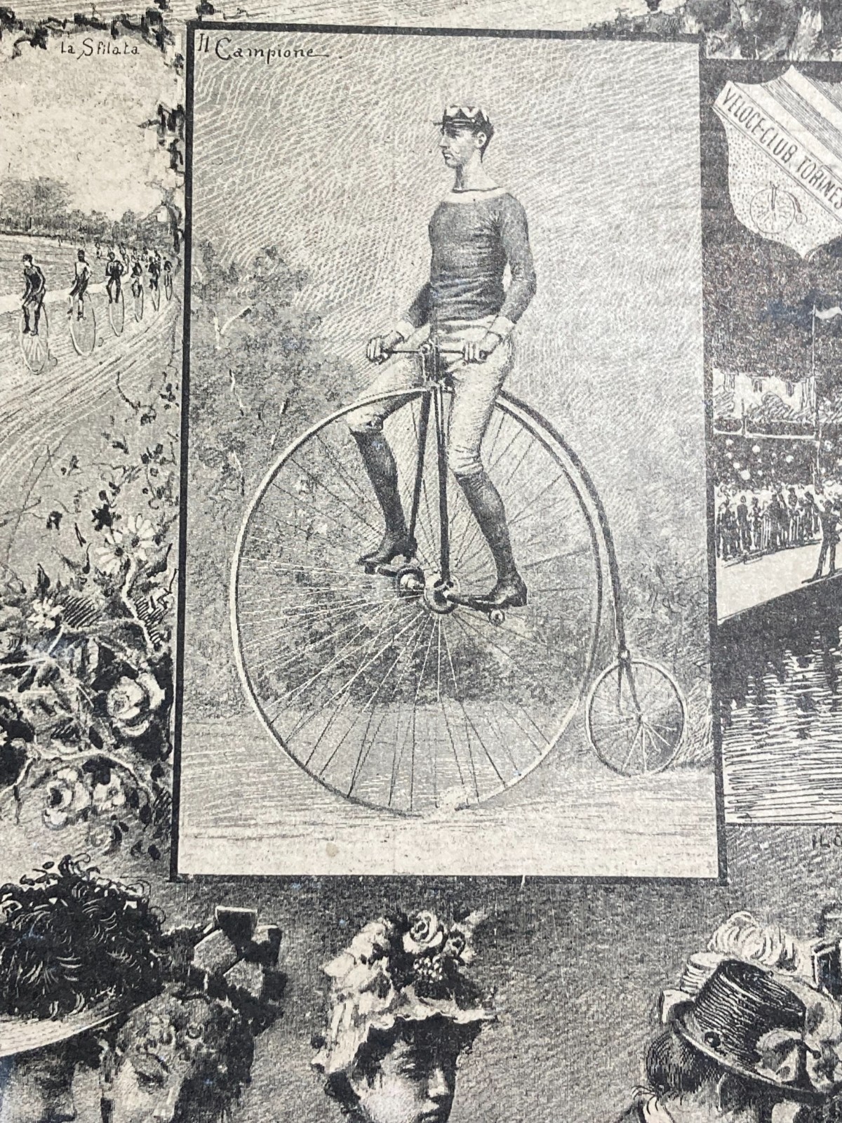 Sport   Ciclismo   Gara Velocipedisti   Torino   Esposizione Del 1884   Ettore Ximenes