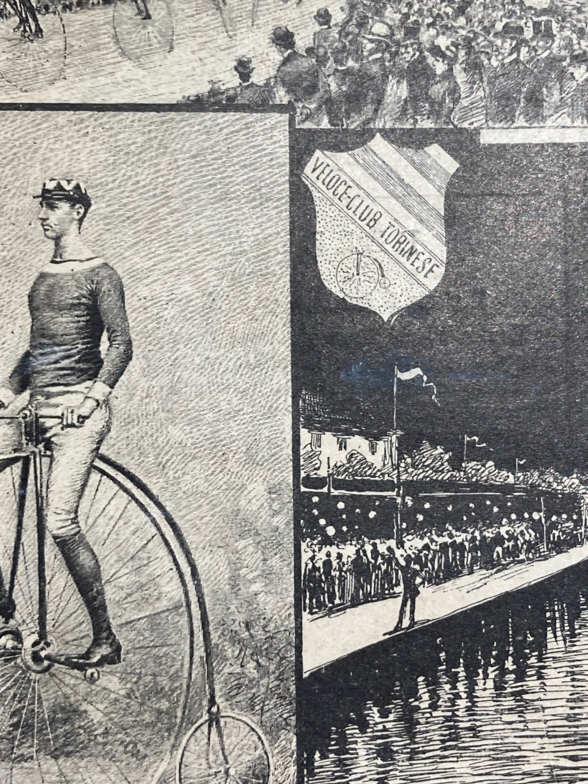 Sport   Ciclismo   Gara Velocipedisti   Torino   Esposizione Del 1884   Ettore Ximenes
