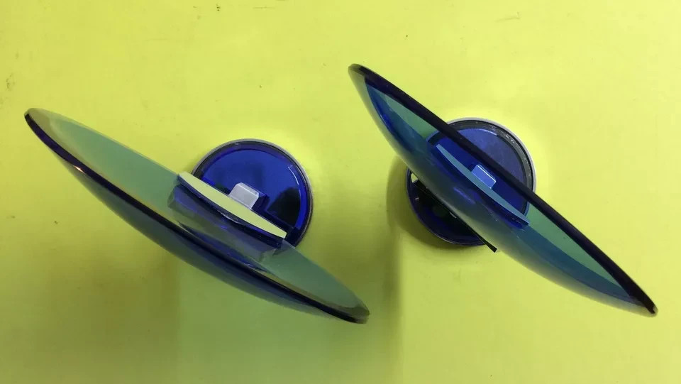 Modernariato: Set Da Bagno In Vetri Decorativi Veca (stile Fontana Arte)