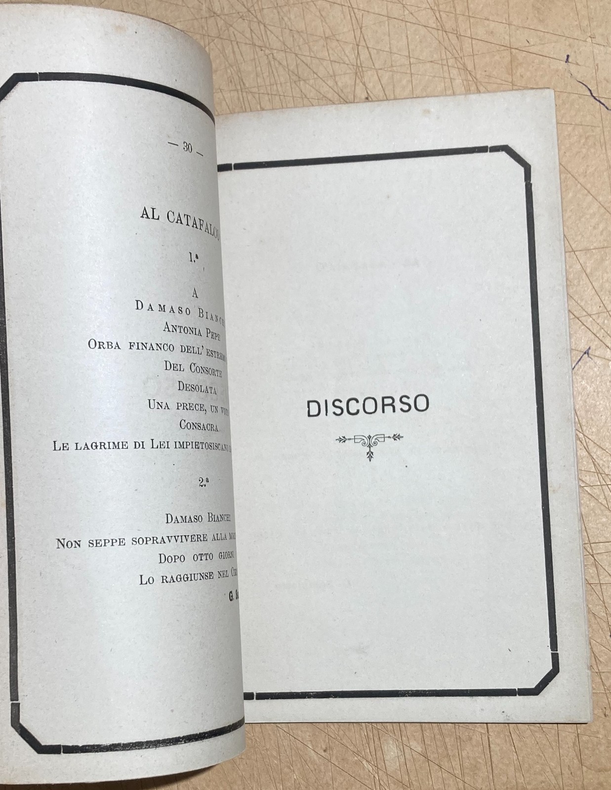 Puglia: Antico Necrologio   Luigi E Damaso Bianchi   Fasano   Trisciuzzi   Brandi   1885