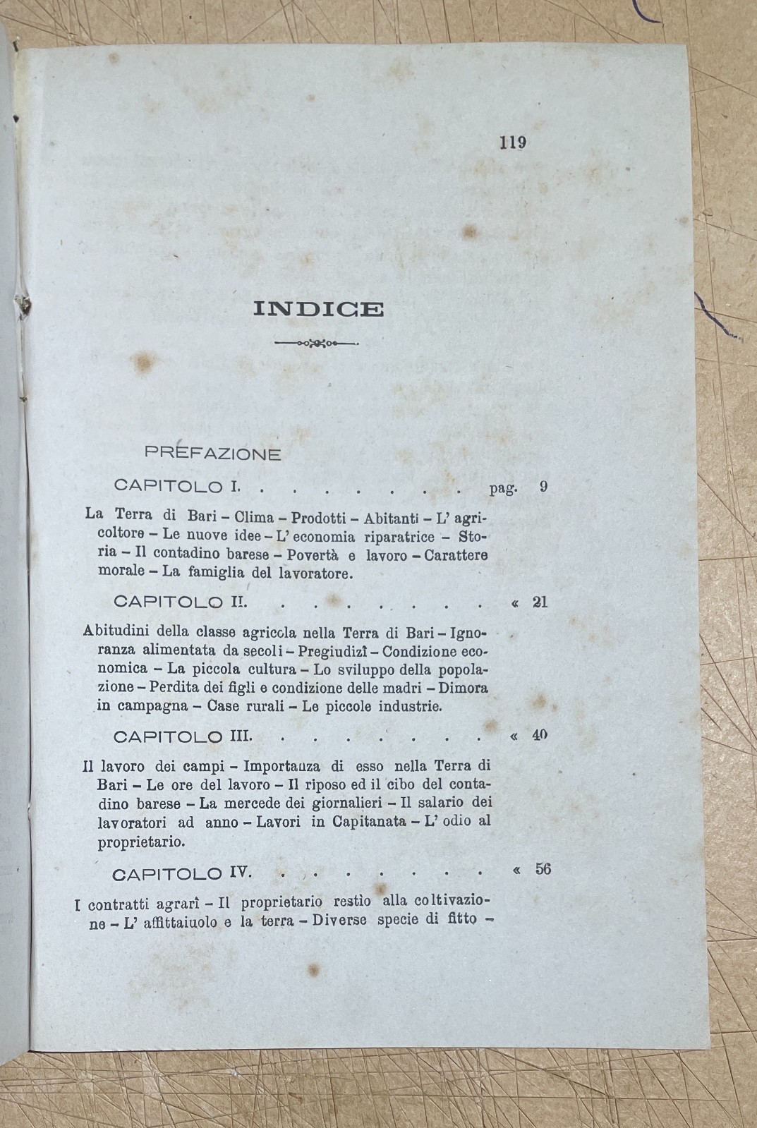 Puglia   Bari   Agricoltura. Il Contadino Nella Terra Di Bari   Sabino Fiorese (1878)