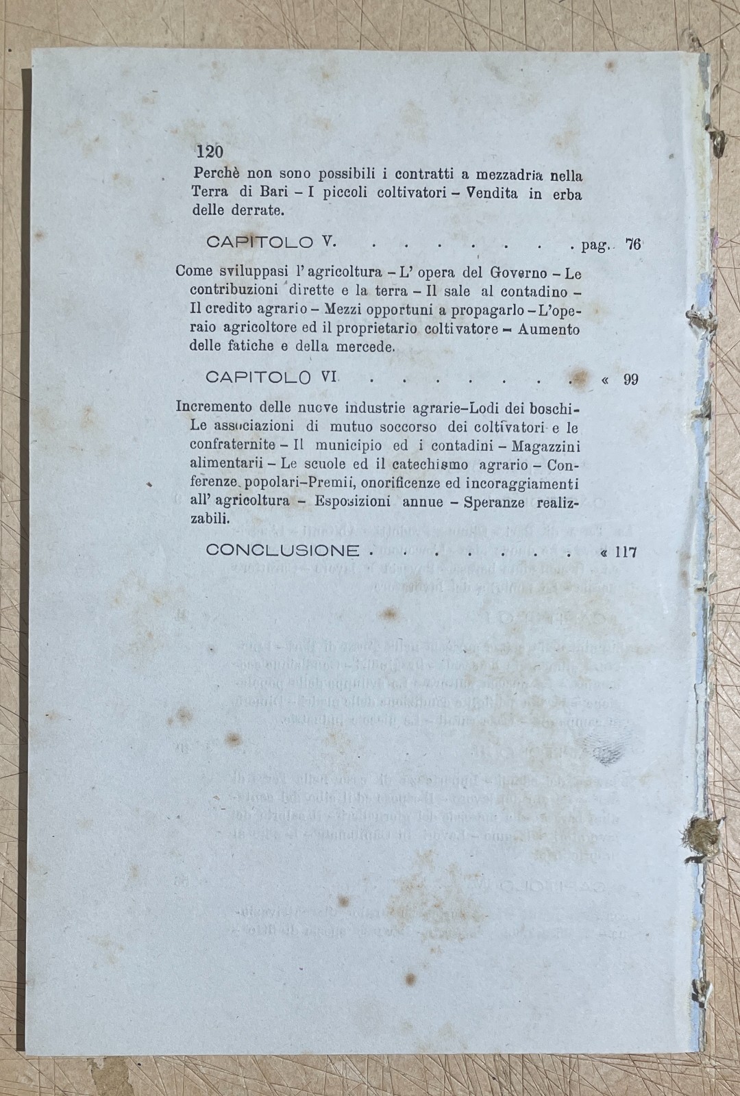 Puglia   Bari   Agricoltura. Il Contadino Nella Terra Di Bari   Sabino Fiorese (1878)