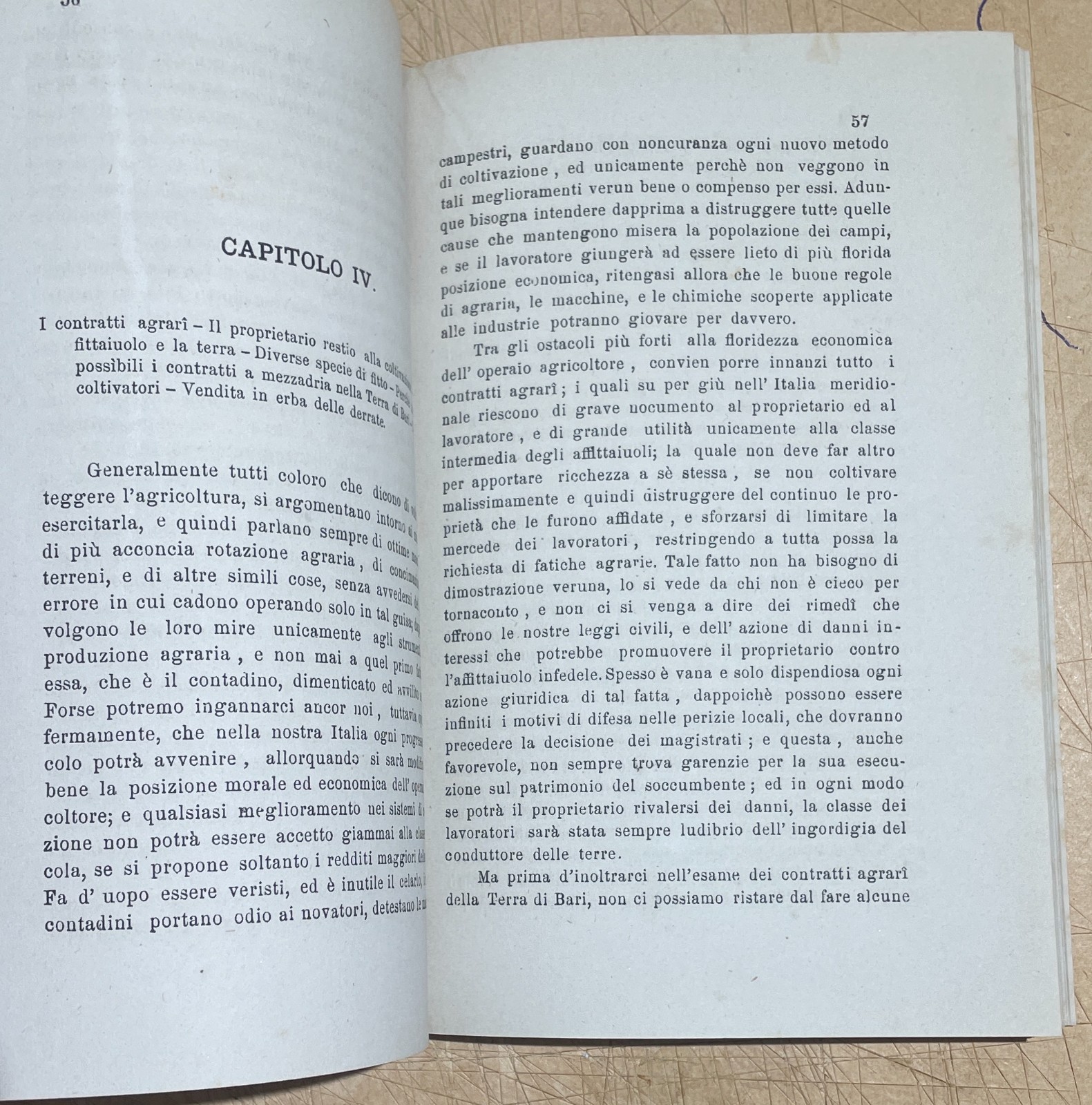 Puglia   Bari   Agricoltura. Il Contadino Nella Terra Di Bari   Sabino Fiorese (1878)