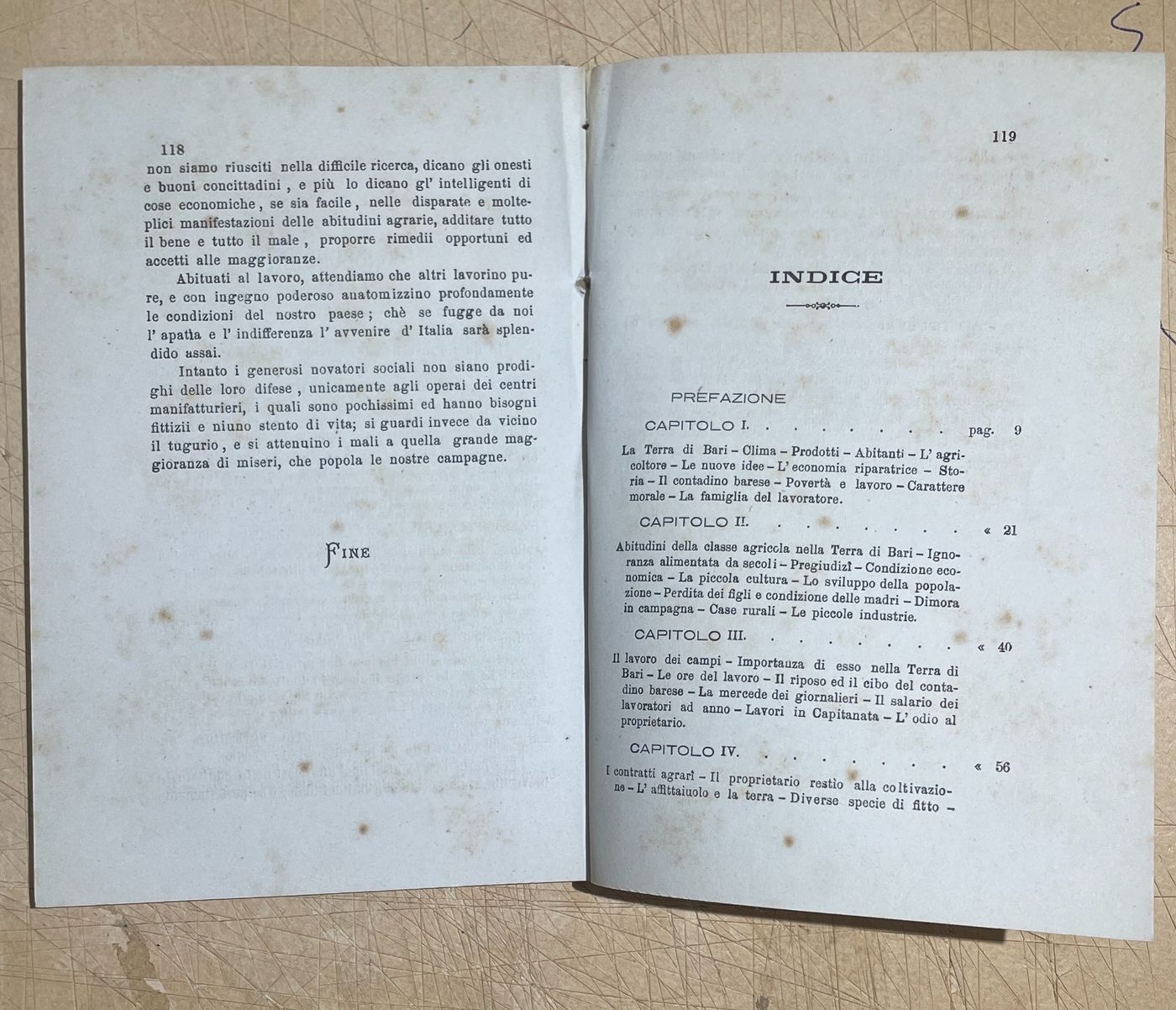 Puglia   Bari   Agricoltura. Il Contadino Nella Terra Di Bari   Sabino Fiorese (1878)