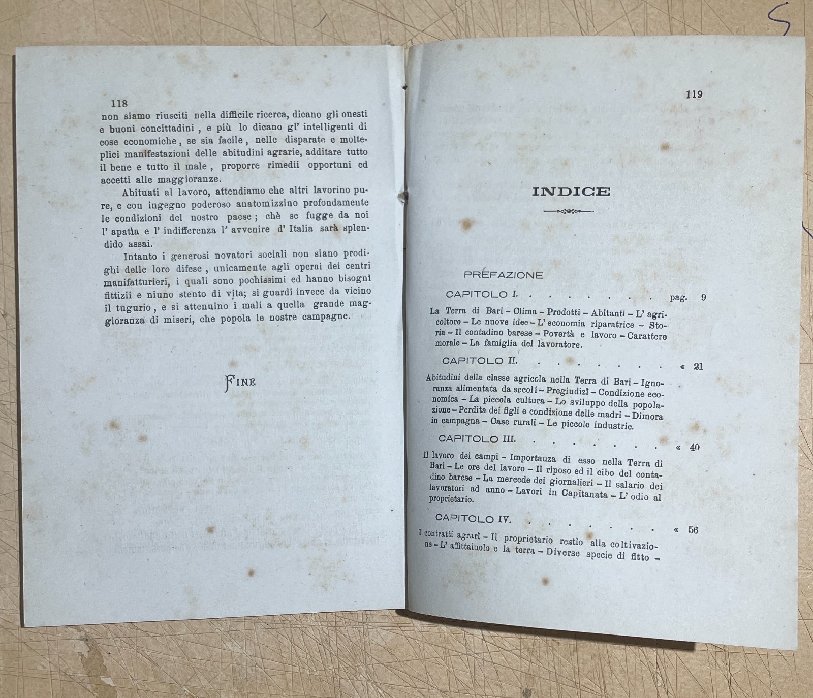 Puglia   Bari   Agricoltura. Il Contadino Nella Terra Di Bari   Sabino Fiorese (1878)