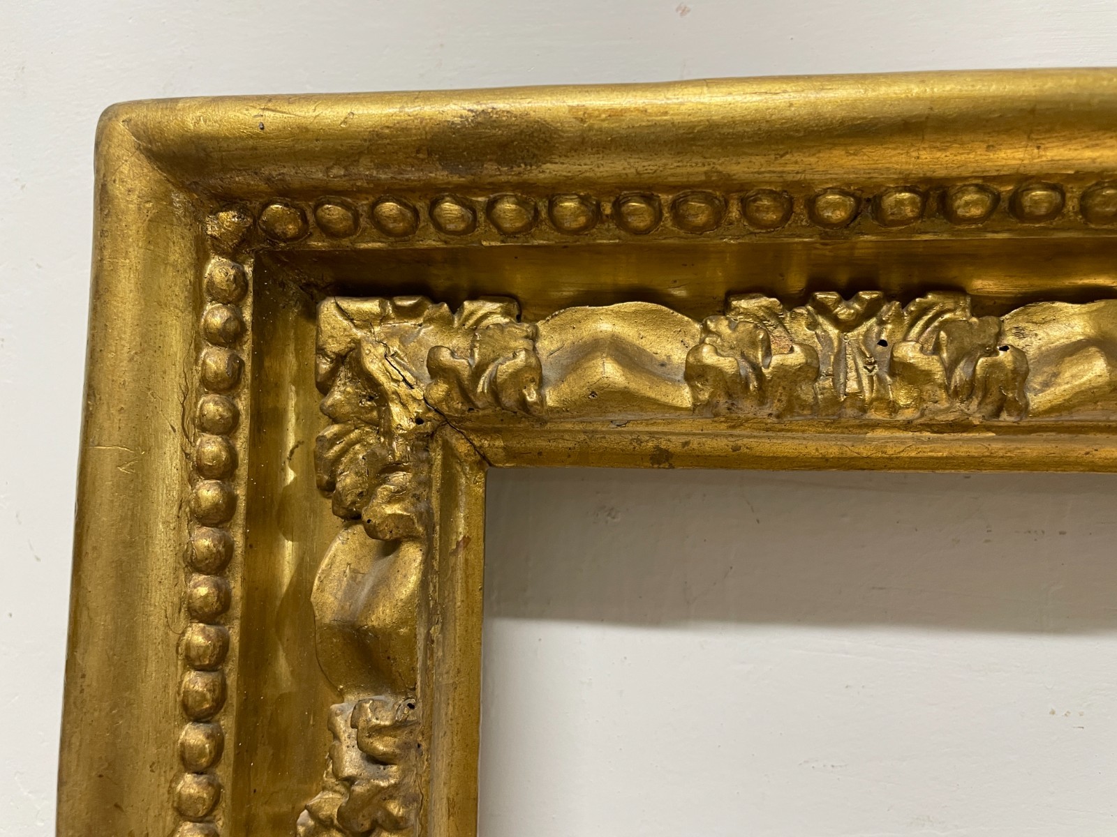Importante Antica Cornice In Legno Dorato