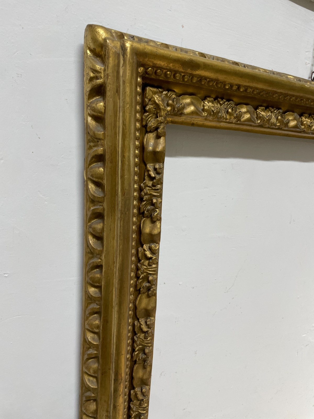 Importante Antica Cornice In Legno Dorato