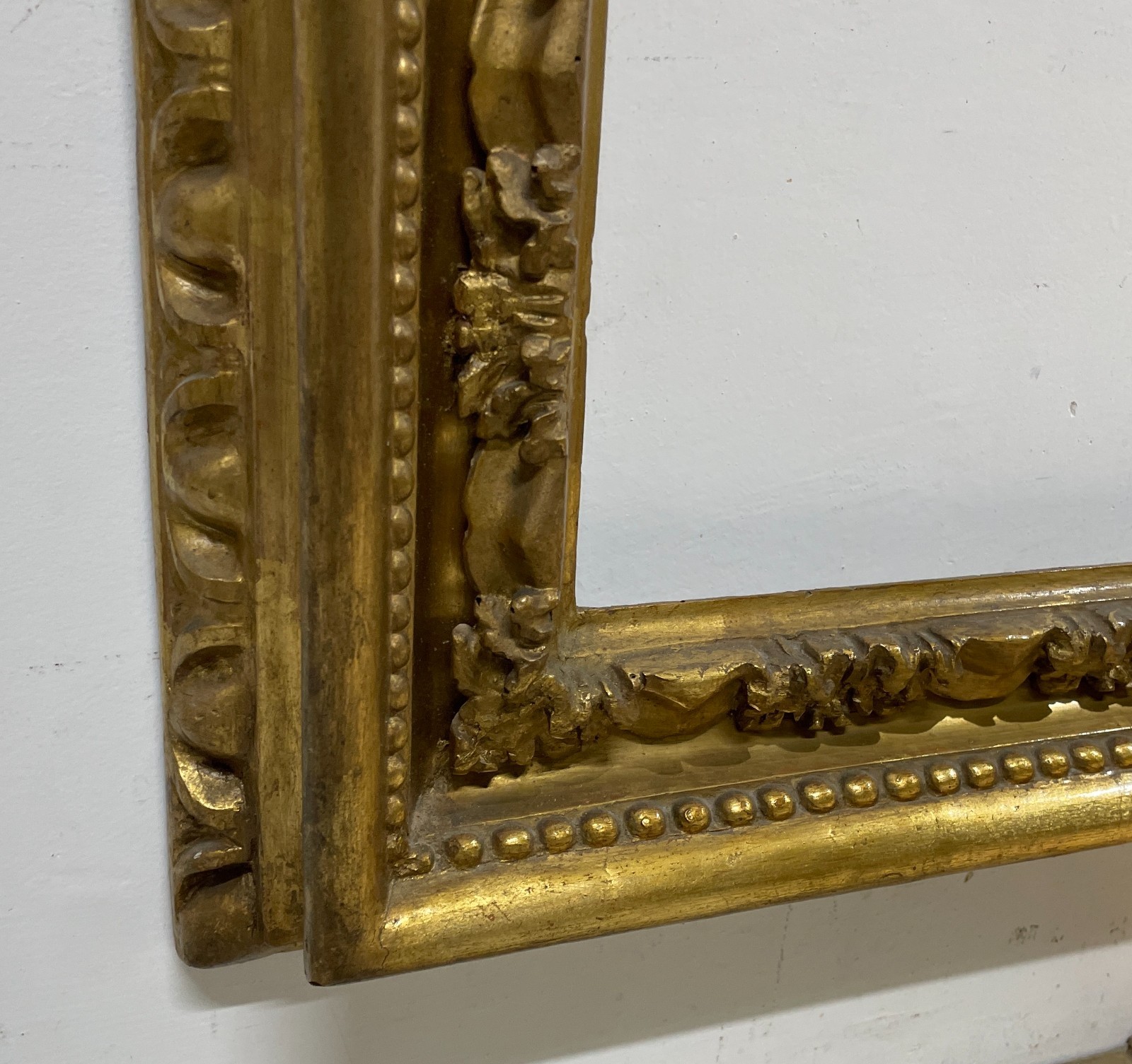Importante Antica Cornice In Legno Dorato