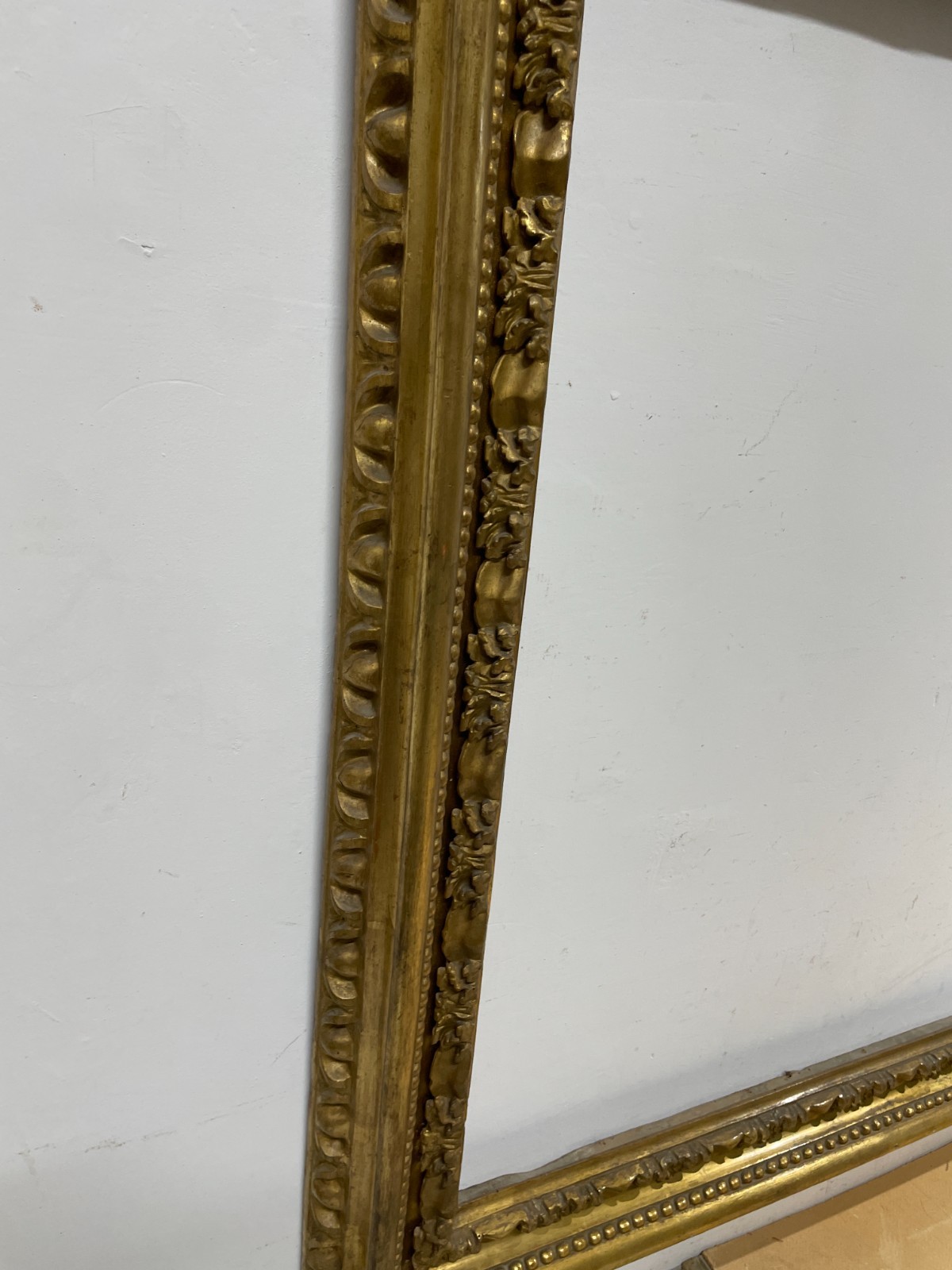 Importante Antica Cornice In Legno Dorato