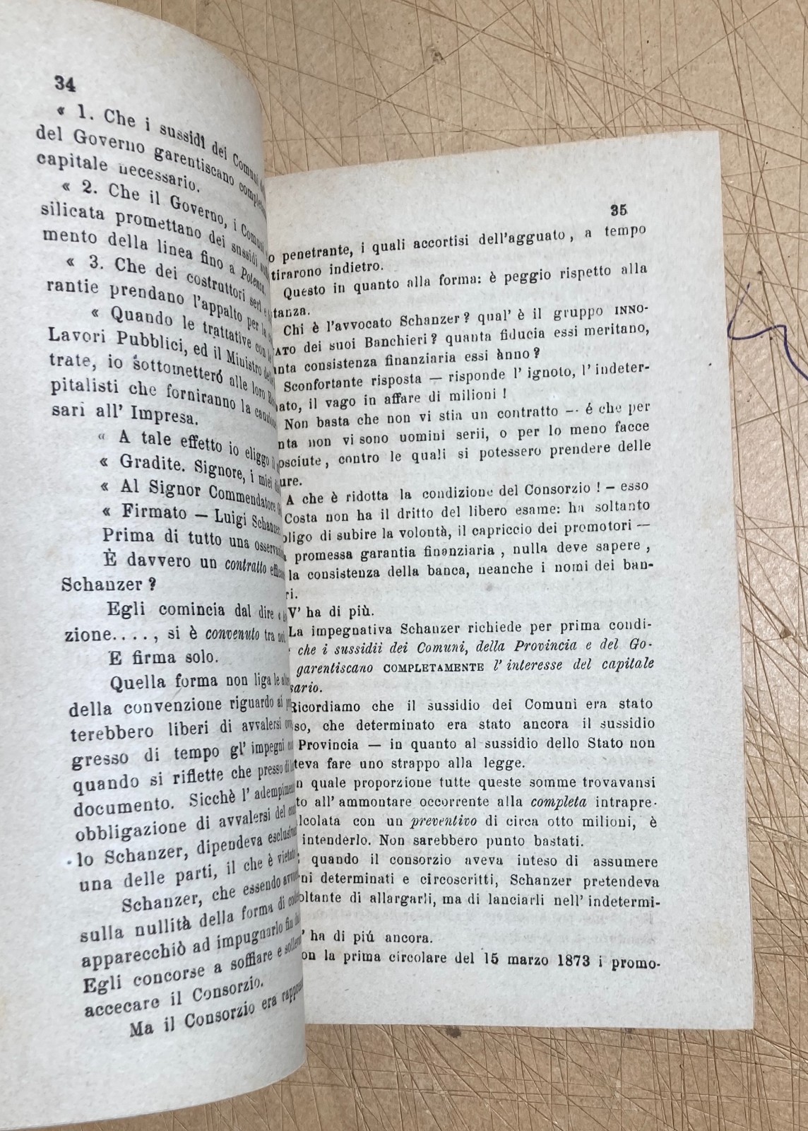 Puglia. Giuridica, Bari: Barone Costa E La Ferrovia Barletta Spinazzola. Re David, 1883