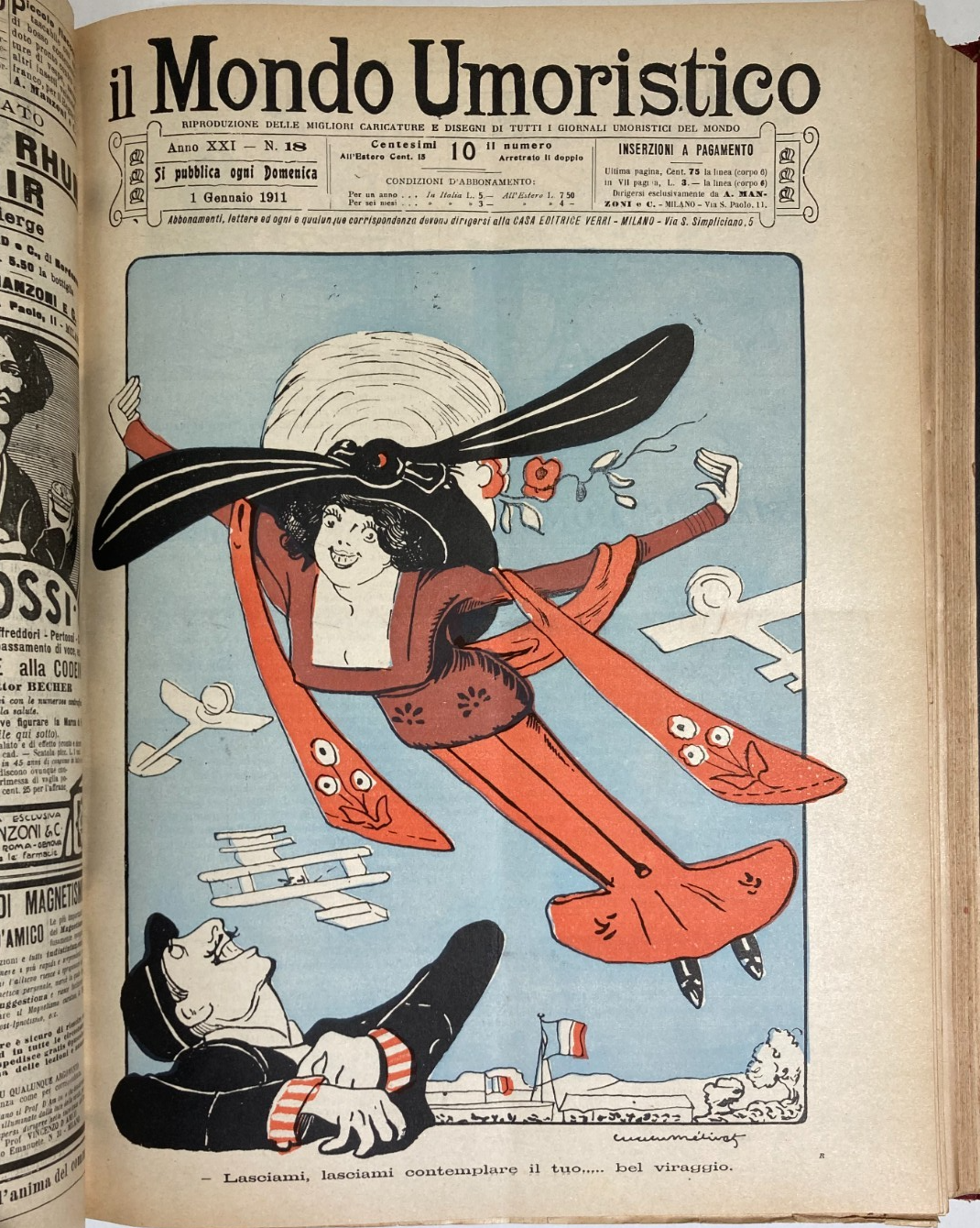 Il Mondo Umoristico: Rassegna Di Caricature E Satira (1910 1911)