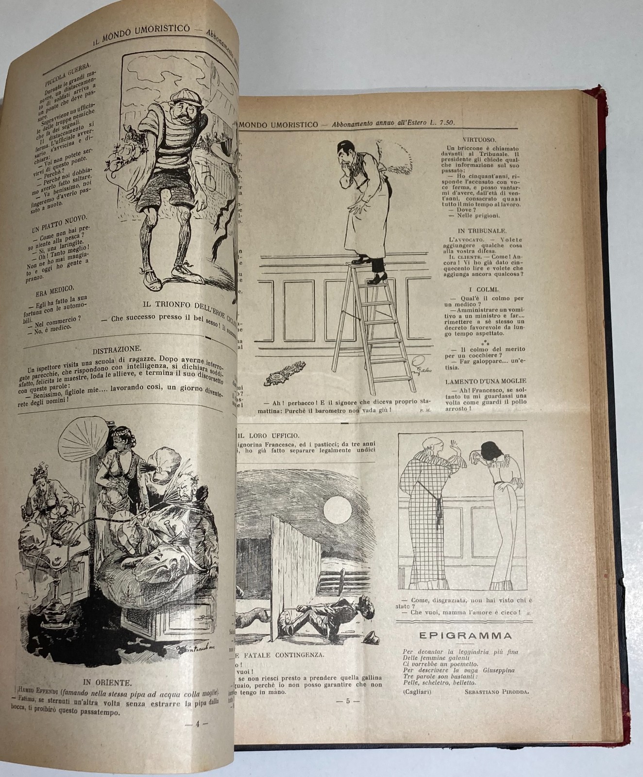 Il Mondo Umoristico: Rassegna Di Caricature E Satira (1910 1911)