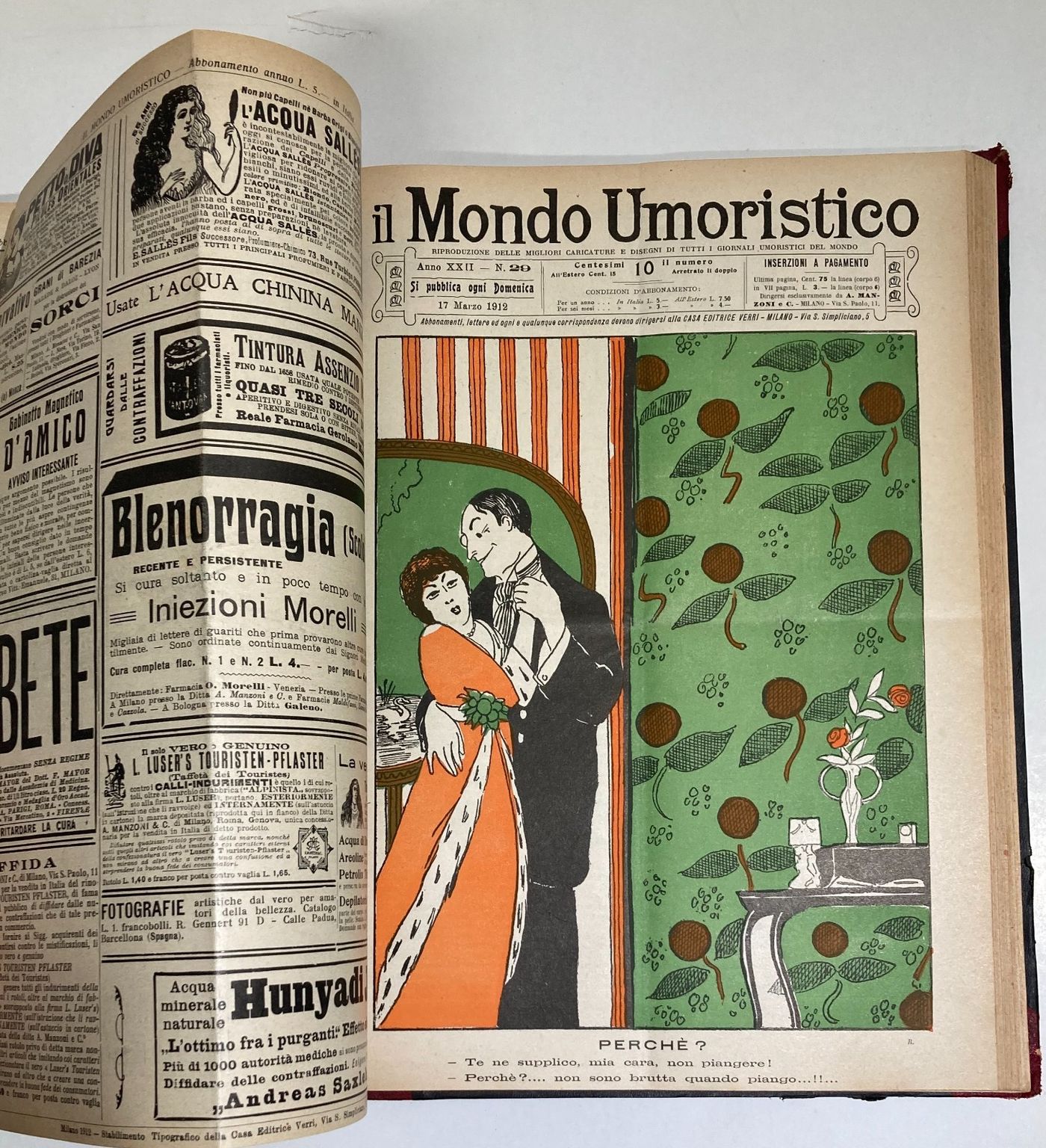 Il Mondo Umoristico: Rassegna Di Caricature E Satira (1910 1911)