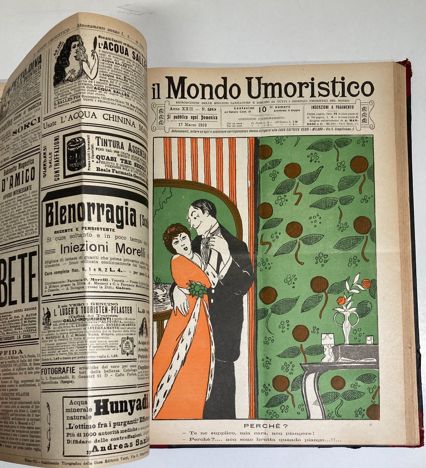 Il Mondo Umoristico: Rassegna Di Caricature E Satira (1910 1911)