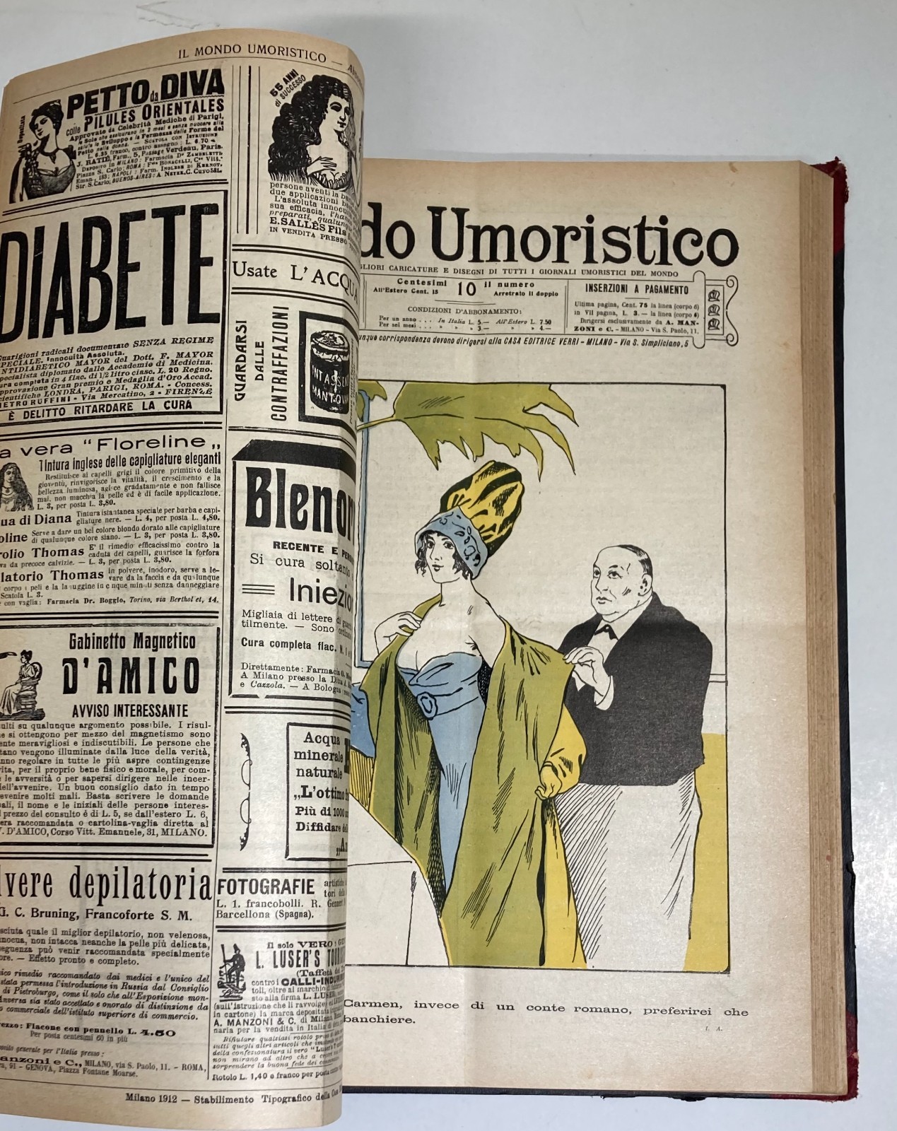 Il Mondo Umoristico: Rassegna Di Caricature E Satira (1910 1911)