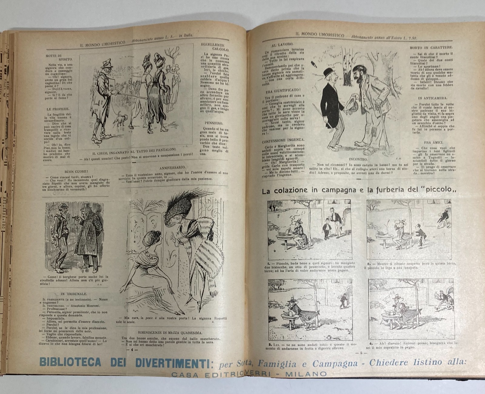 Il Mondo Umoristico: Rassegna Di Caricature E Satira (1910 1911)
