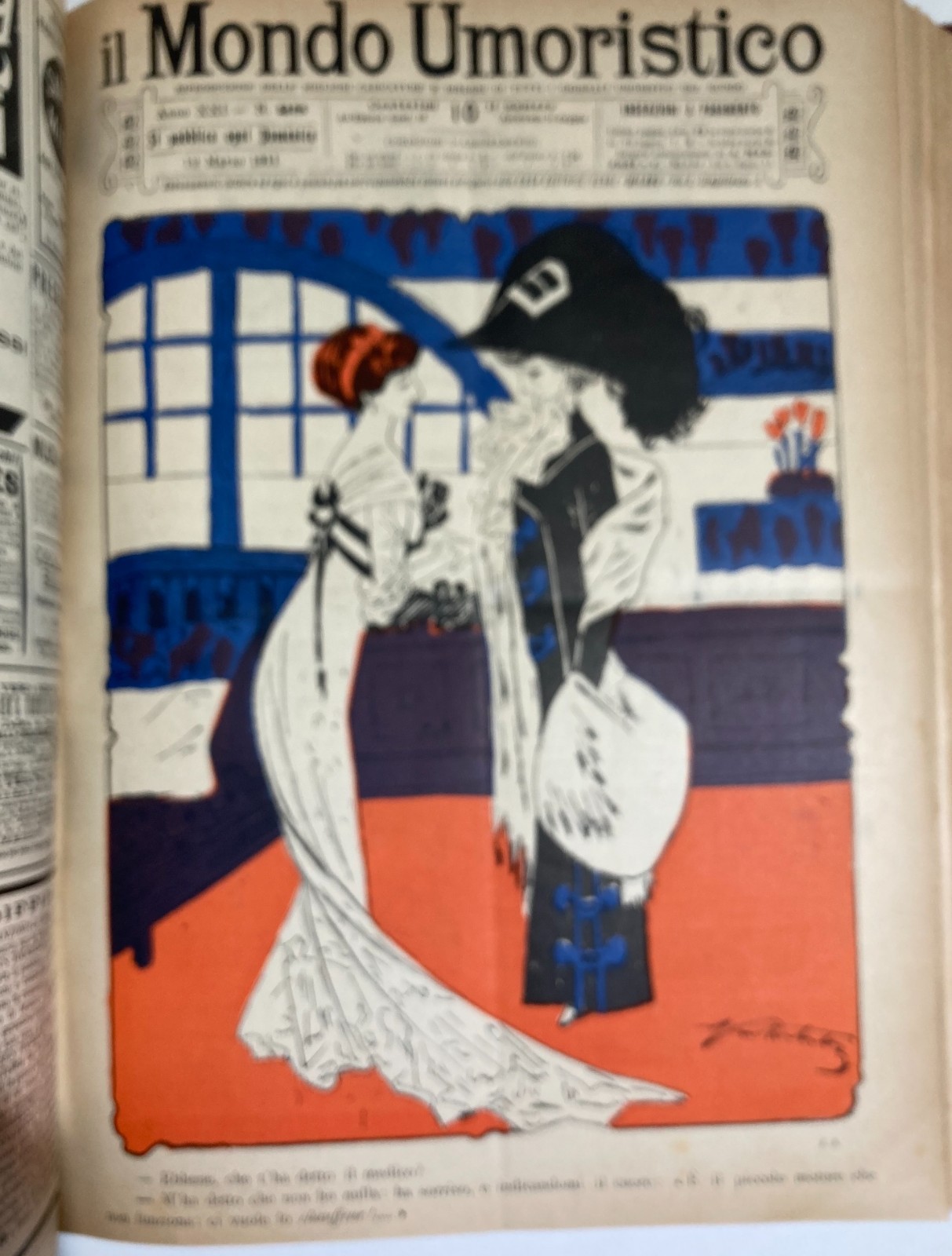 Il Mondo Umoristico: Rassegna Di Caricature E Satira (1910 1911)