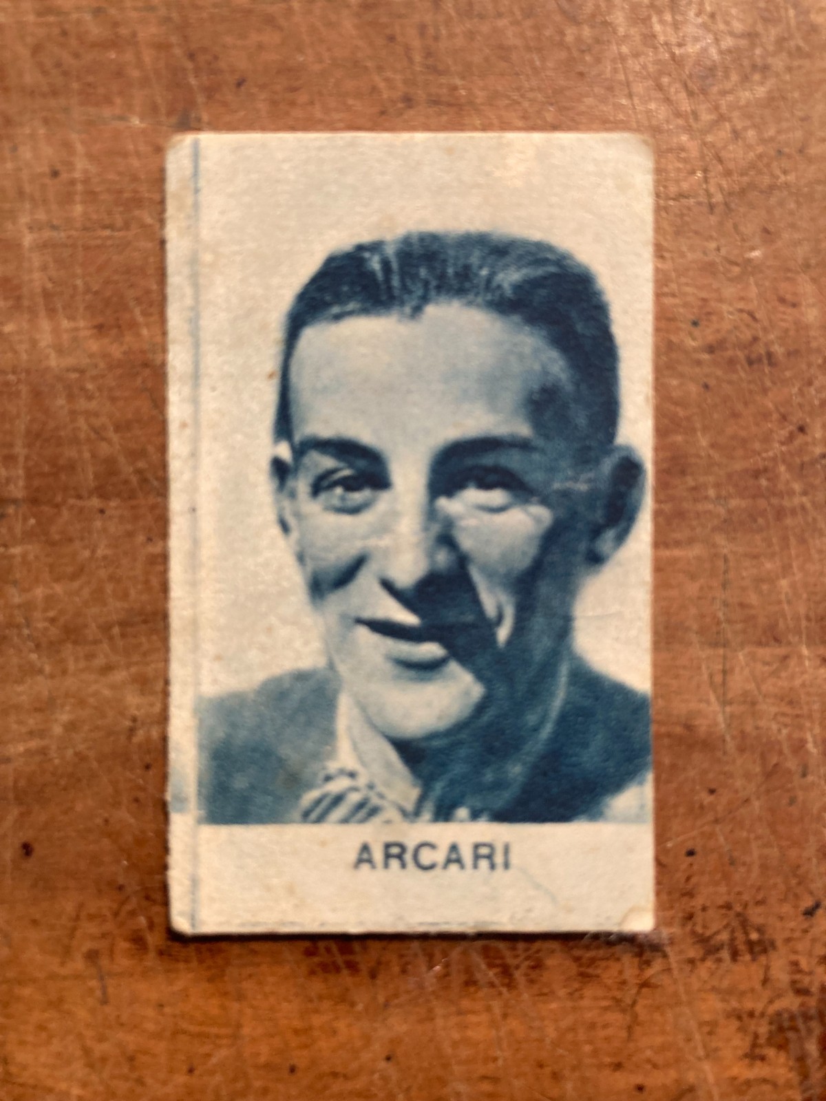 Collezionismo Sportivo: Arcari   Figurina Da Collezione   Ritratto d'Epoca