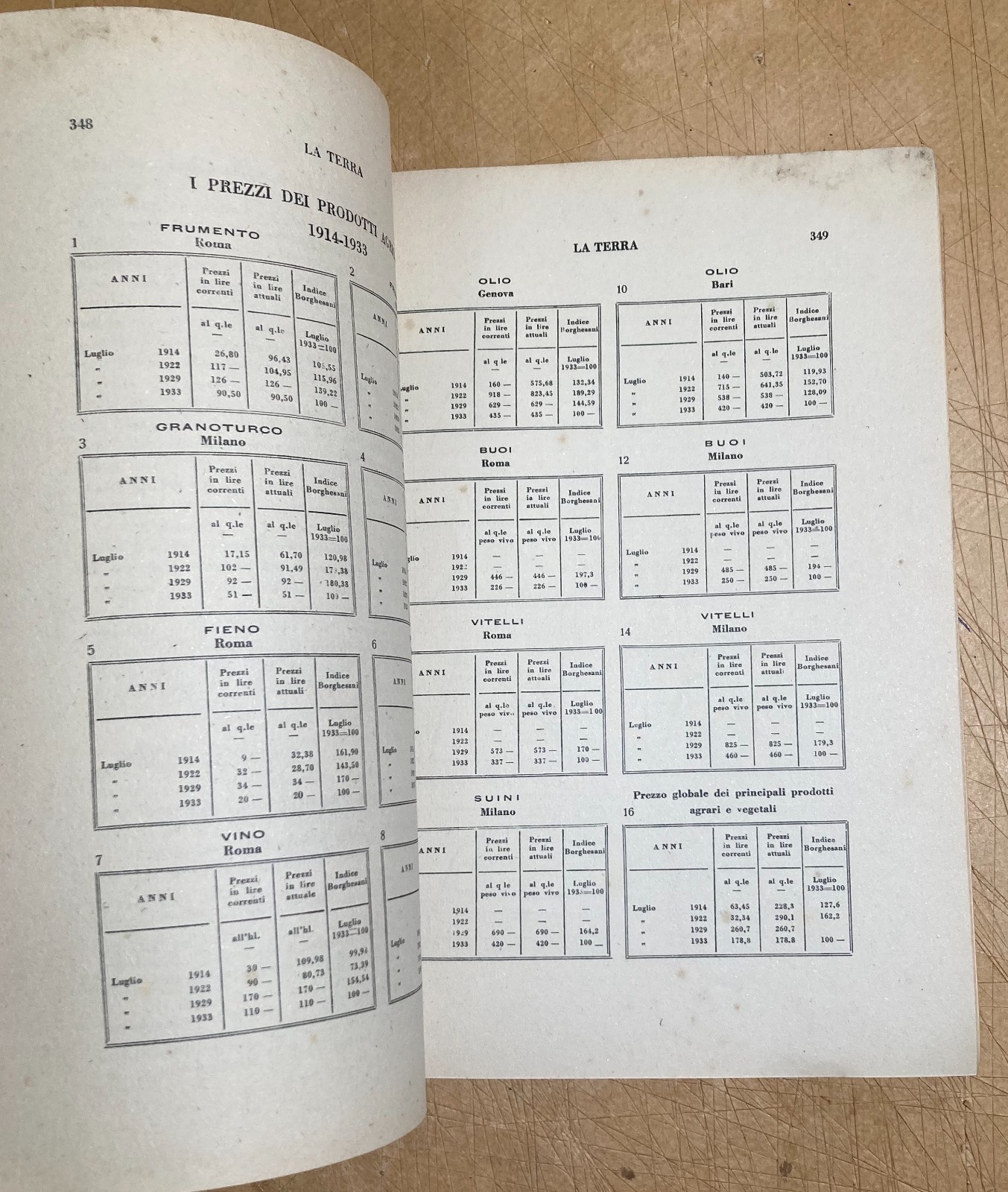 Agricoltura, Economia Agraria, Bonifiche, Valdichiana. Rivista La Terra, 1933