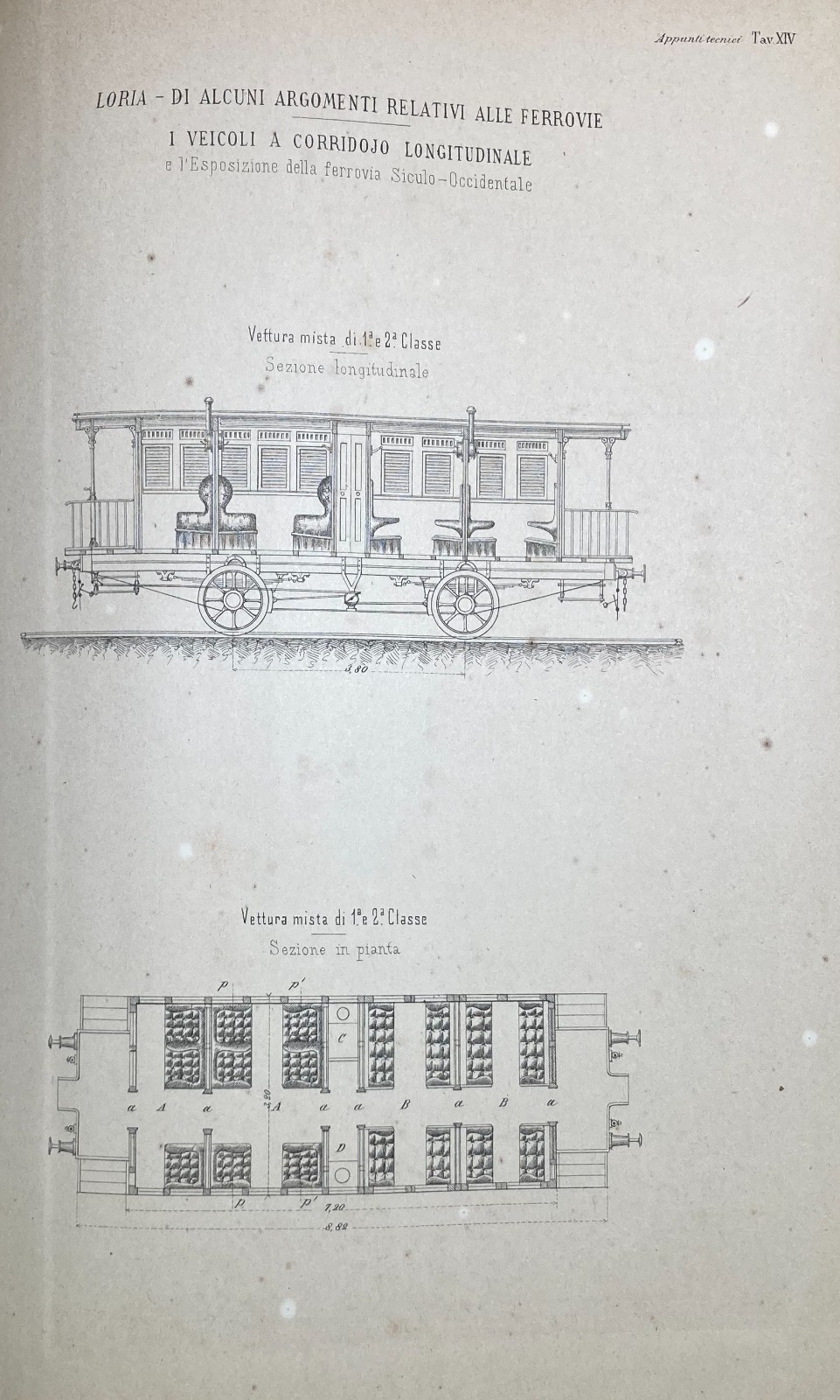Ingegneria Ferroviaria: Tre Stampe Della Ferrovia Siculo Occidentale, 1882