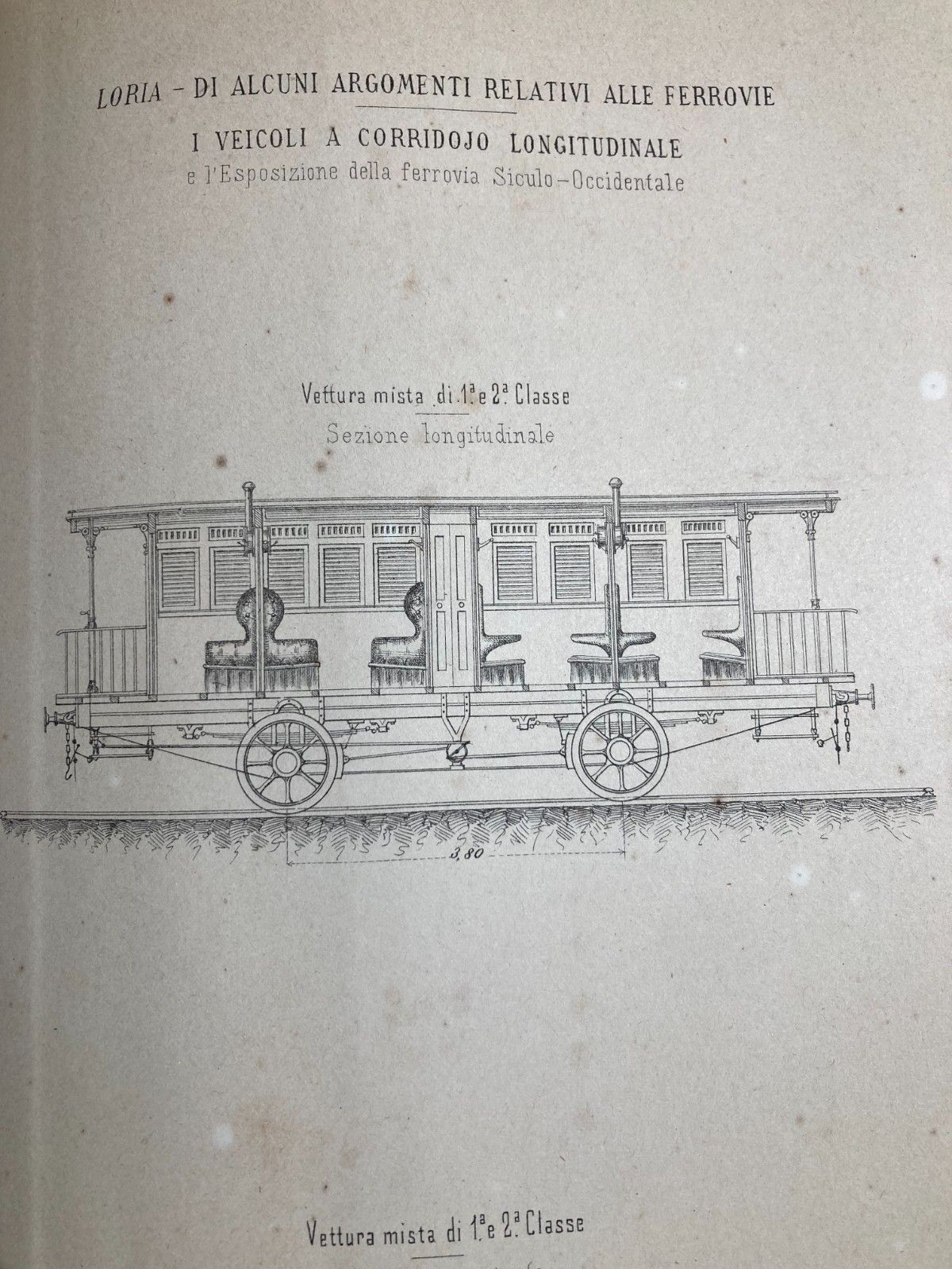 Ingegneria Ferroviaria: Tre Stampe Della Ferrovia Siculo Occidentale, 1882