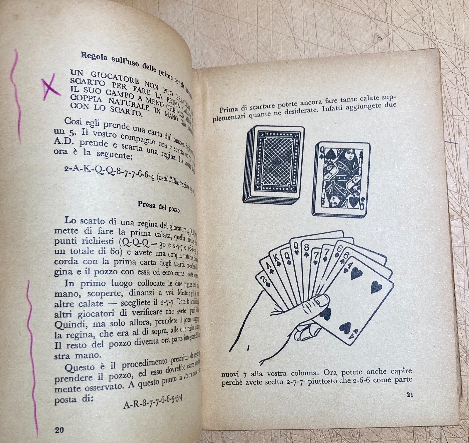 Giochi Di Società: Canasta. Edizione d'Epoca. Corticelli, Culbertson, Peracchi. 1951