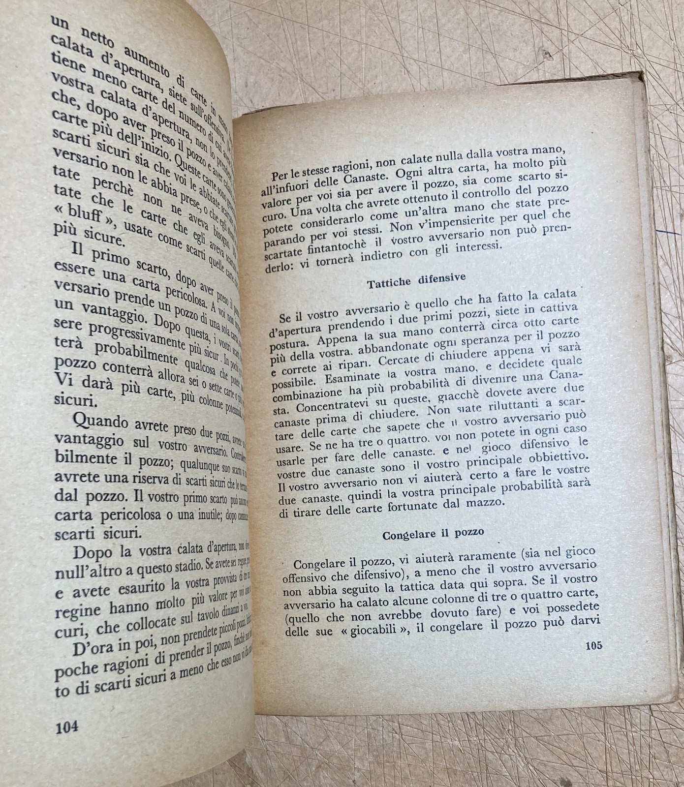 Giochi Di Società: Canasta. Edizione d'Epoca. Corticelli, Culbertson, Peracchi. 1951