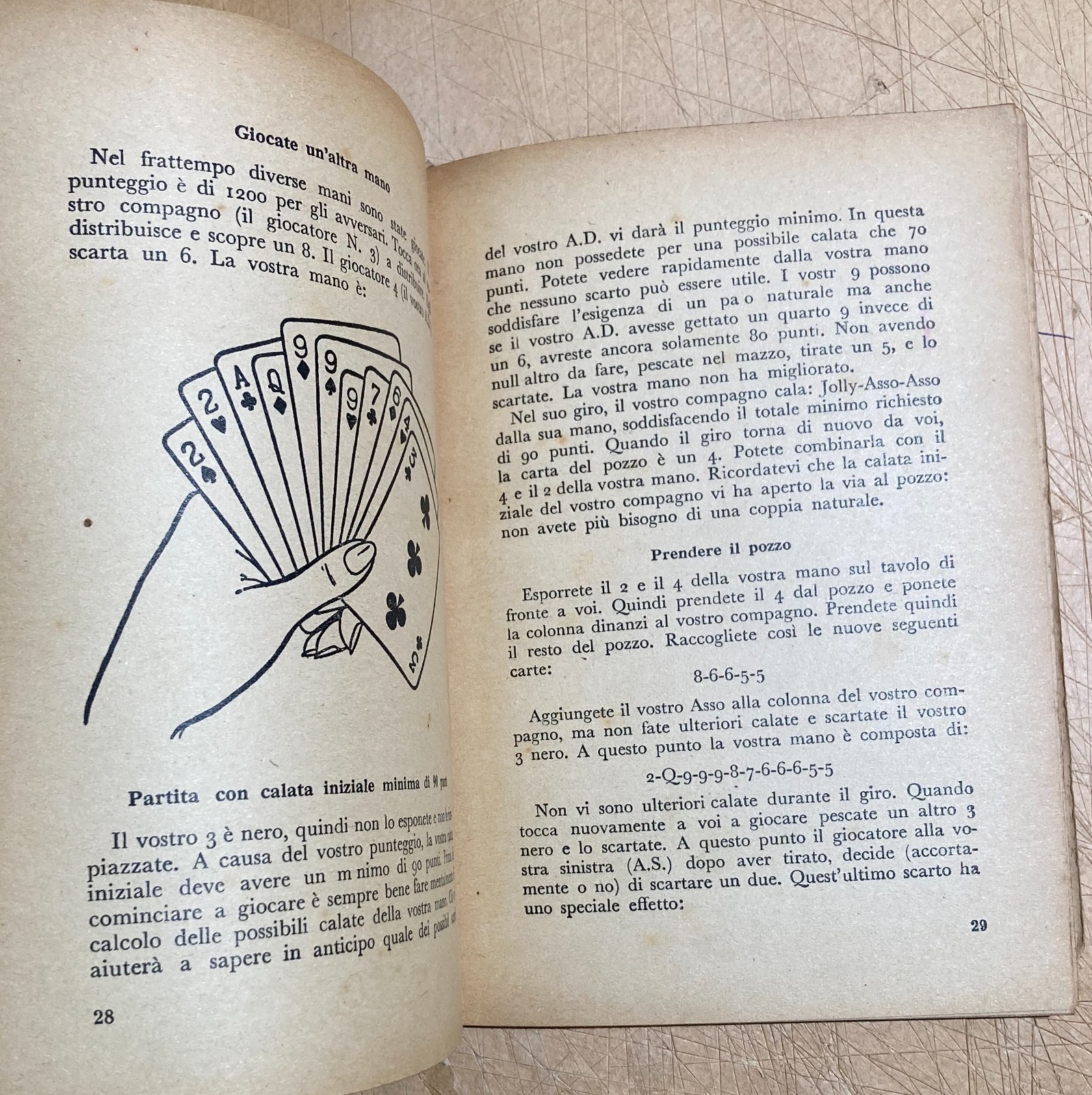 Giochi Di Società: Canasta. Edizione d'Epoca. Corticelli, Culbertson, Peracchi. 1951