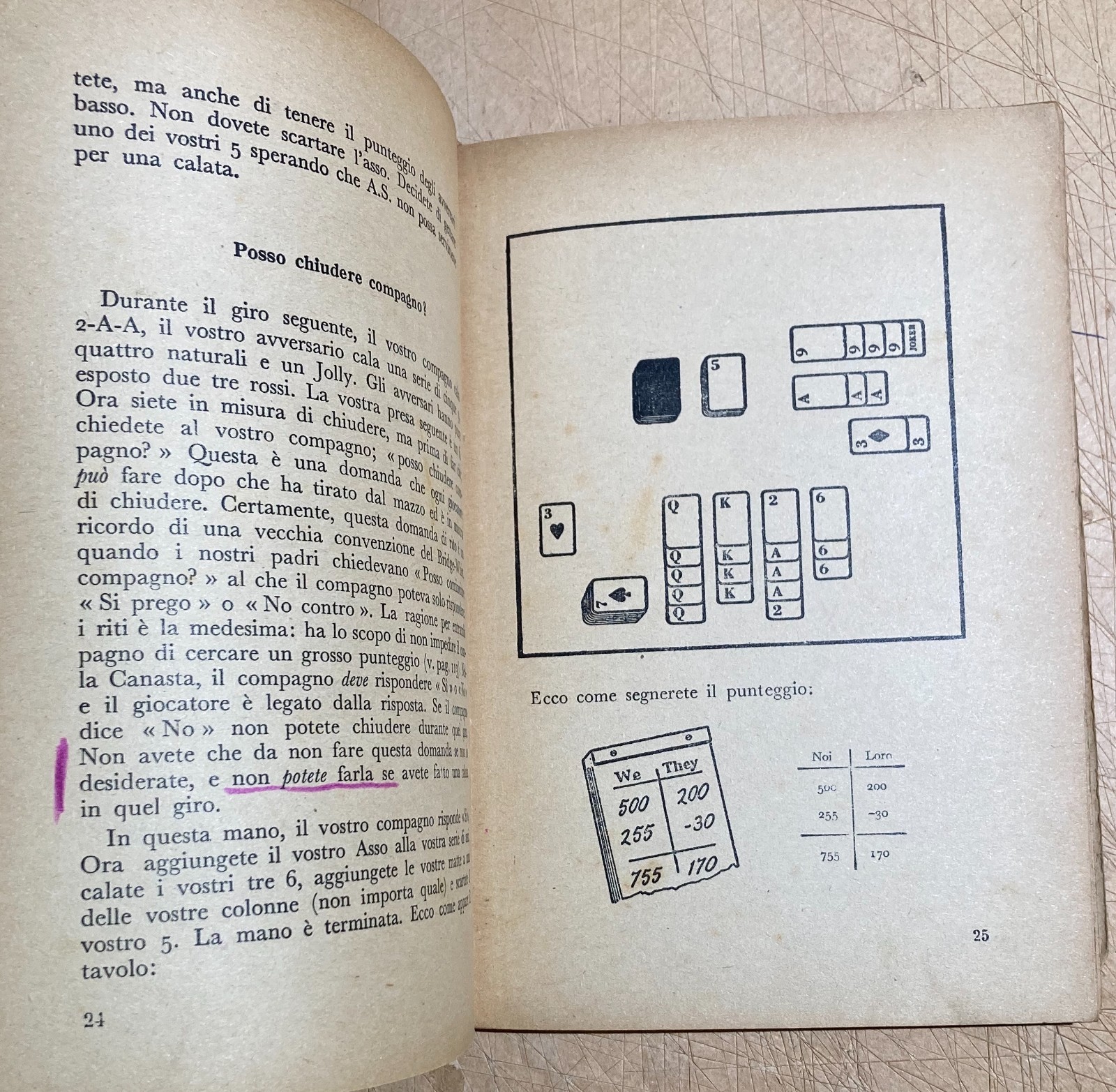 Giochi Di Società: Canasta. Edizione d'Epoca. Corticelli, Culbertson, Peracchi. 1951