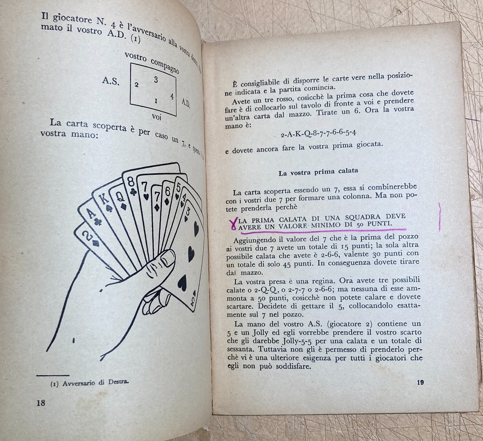 Giochi Di Società: Canasta. Edizione d'Epoca. Corticelli, Culbertson, Peracchi. 1951