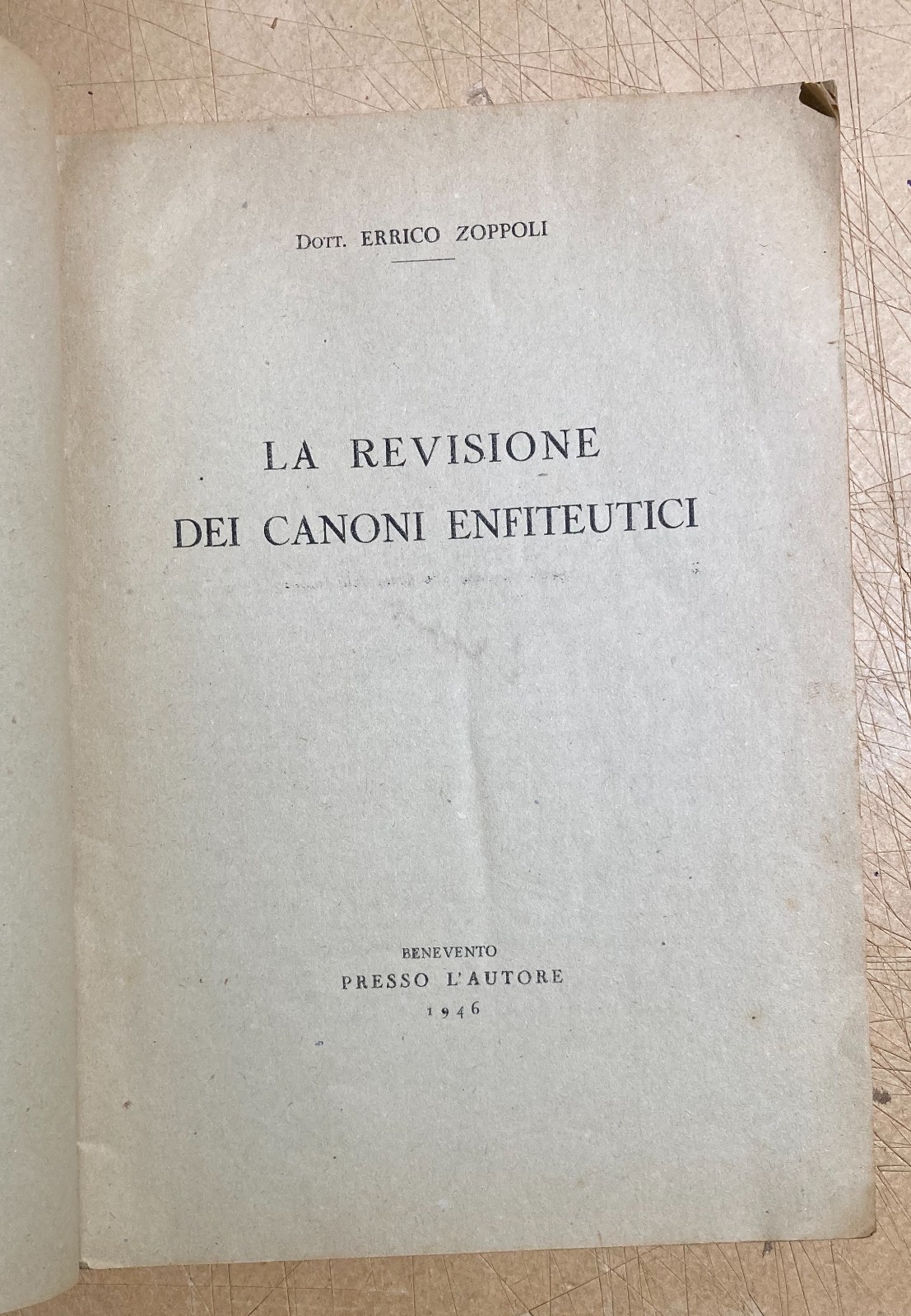 Campania, Sannio, Benevento: Revisione Dei Canoni Enfiteutici E Quartiria Beneventana