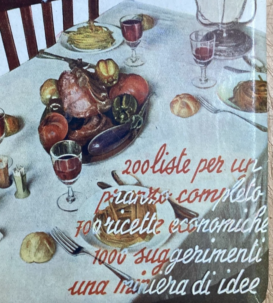 Cucina: Economia A Tavola, Liste Giornaliere E Ricettario