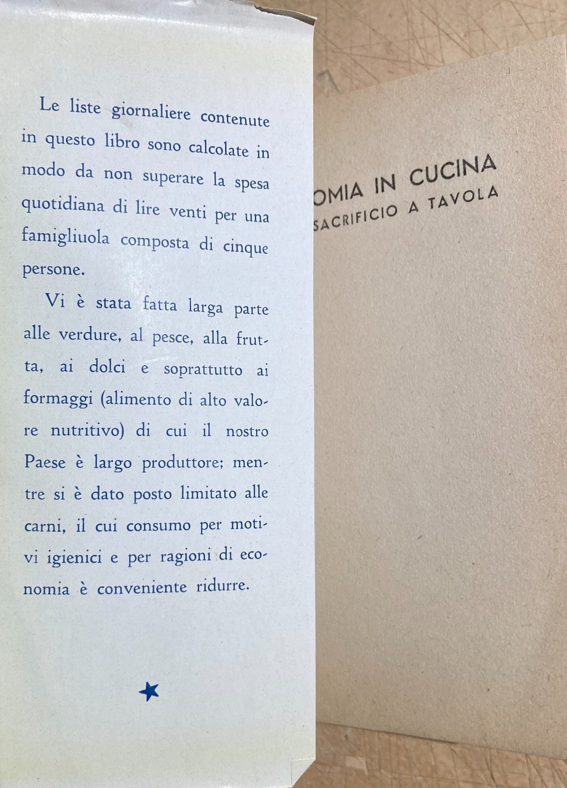 Cucina: Economia A Tavola, Liste Giornaliere E Ricettario