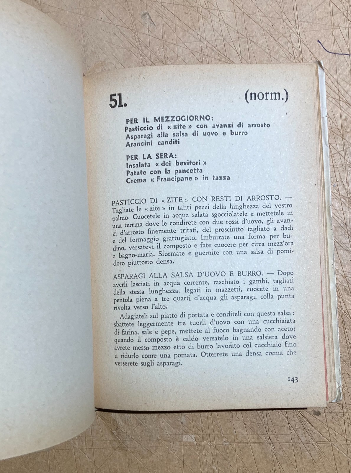 Cucina: Economia A Tavola, Liste Giornaliere E Ricettario