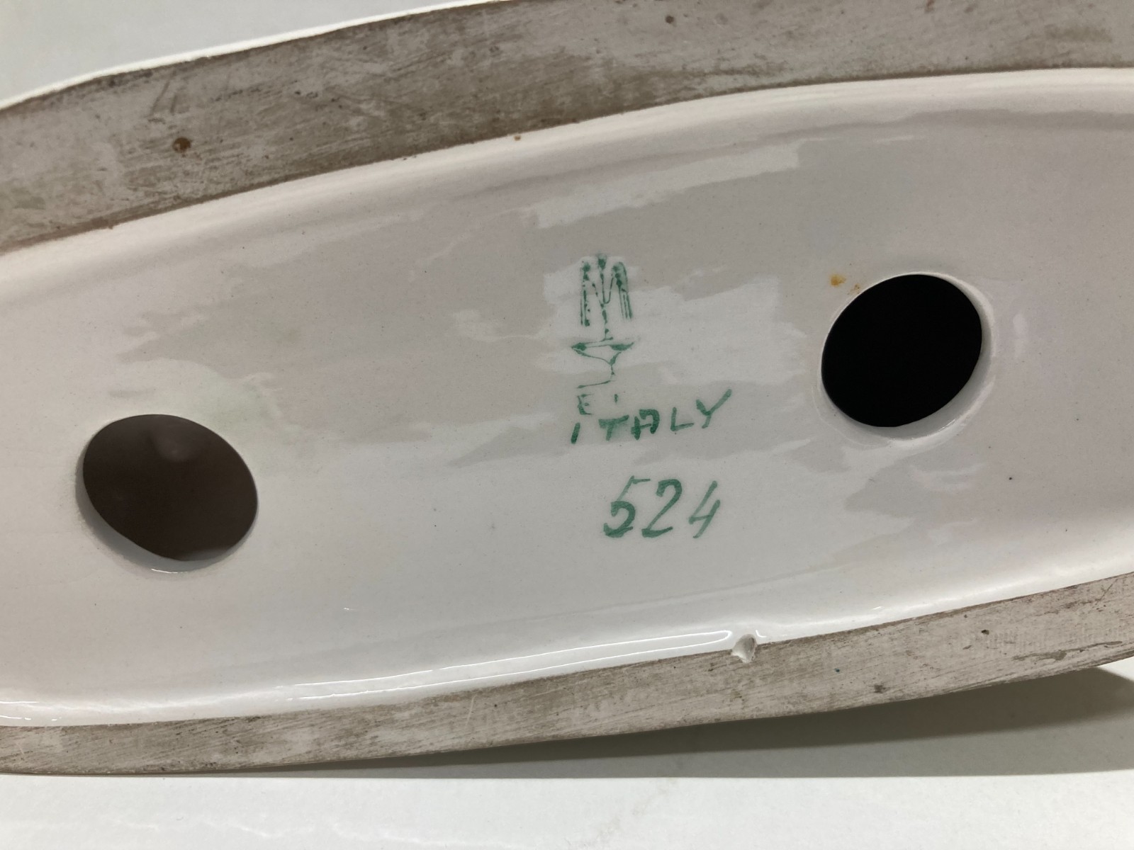 Gruppo Scultoreo In Ceramica Policroma: Carretto Con Botti Di Vino, Marcato