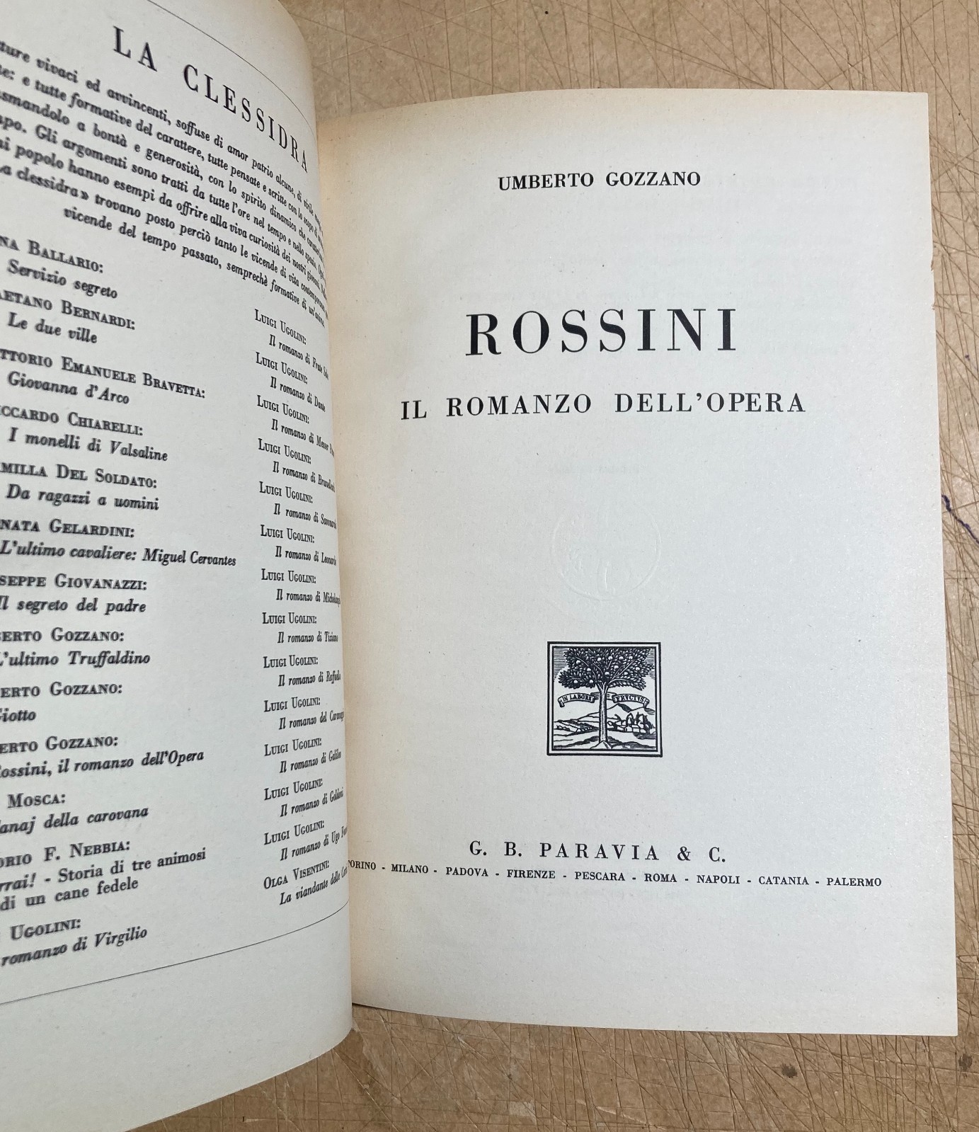 Rossini: Il Romanzo Dell'Opera. Edizione Illustrata Da Luigi Togliatto (1954)