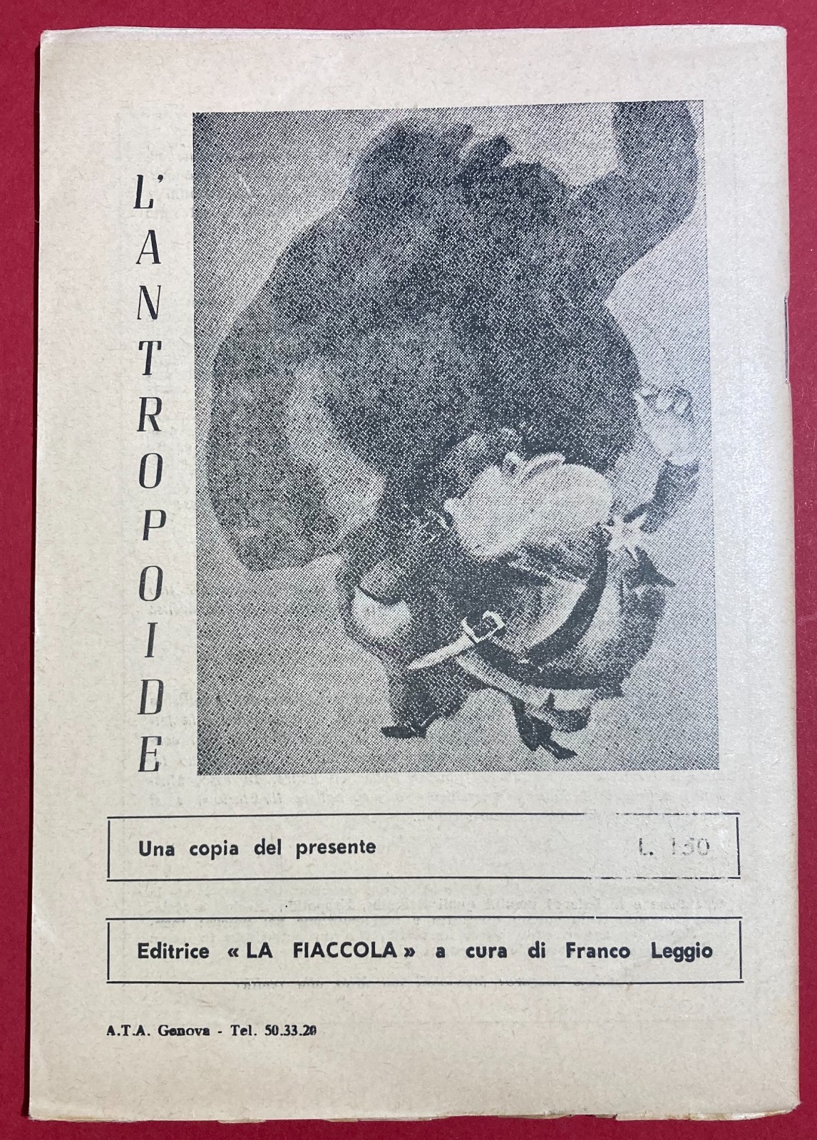 Satira, Fascismo, Mussolini, Propaganda Atea Antireligiosa. Sicilia, Ragusa, 1964