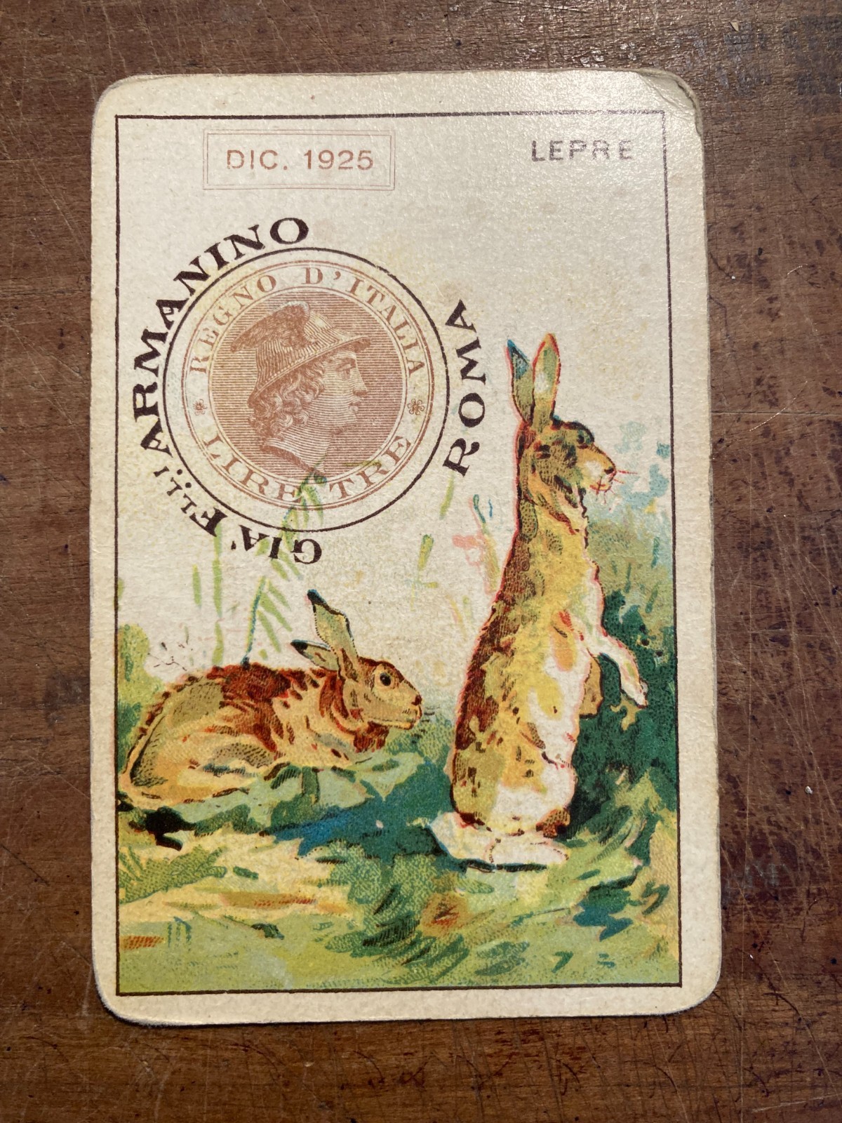 Animali, Frutta, Figure Varie. Gioco Da Collezione Composto Da 80 Carte Figurate. Roma, 1925.