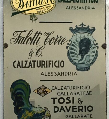 Calzature: Alessandria (Bimas, Falotti Torre), Gallarate (Tosi E Daverio), Roma (Fazia)   Specchio Pubblicitario d'Epoca