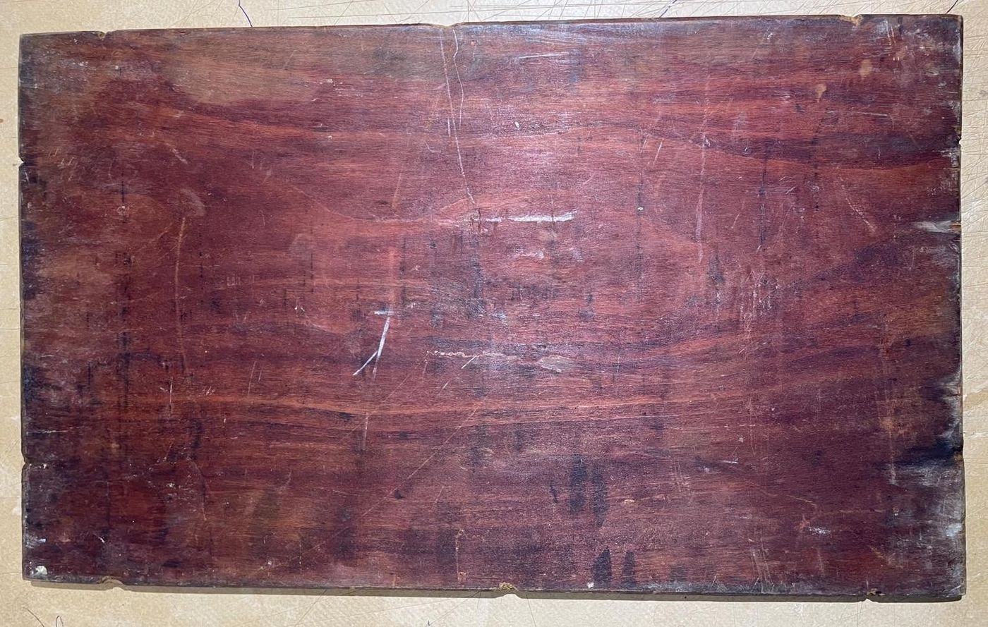 Decorativa Opera d'Arte. Scena Animata. Parco Con Laghetto E Cigno. Legno Policromo.