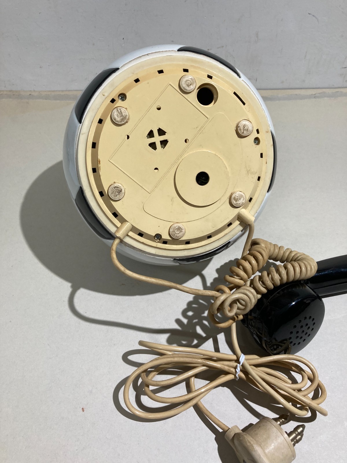 Collezionismo Sportivo, Calcio, Juventus: Telefono A Forma Di Pallone Decorativo