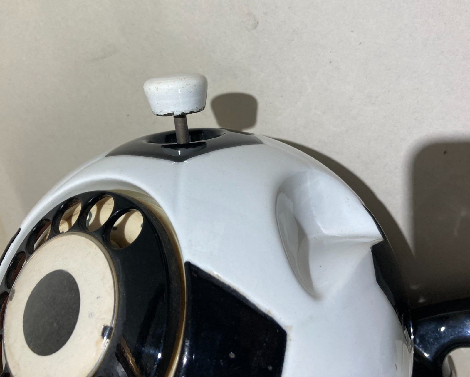 Collezionismo Sportivo, Calcio, Juventus: Telefono A Forma Di Pallone Decorativo