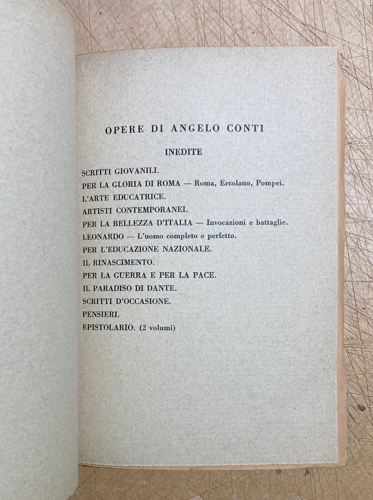 Mattia Limoncelli, Angelo Conti   Ricordo Biografico Con Dedica Autografa