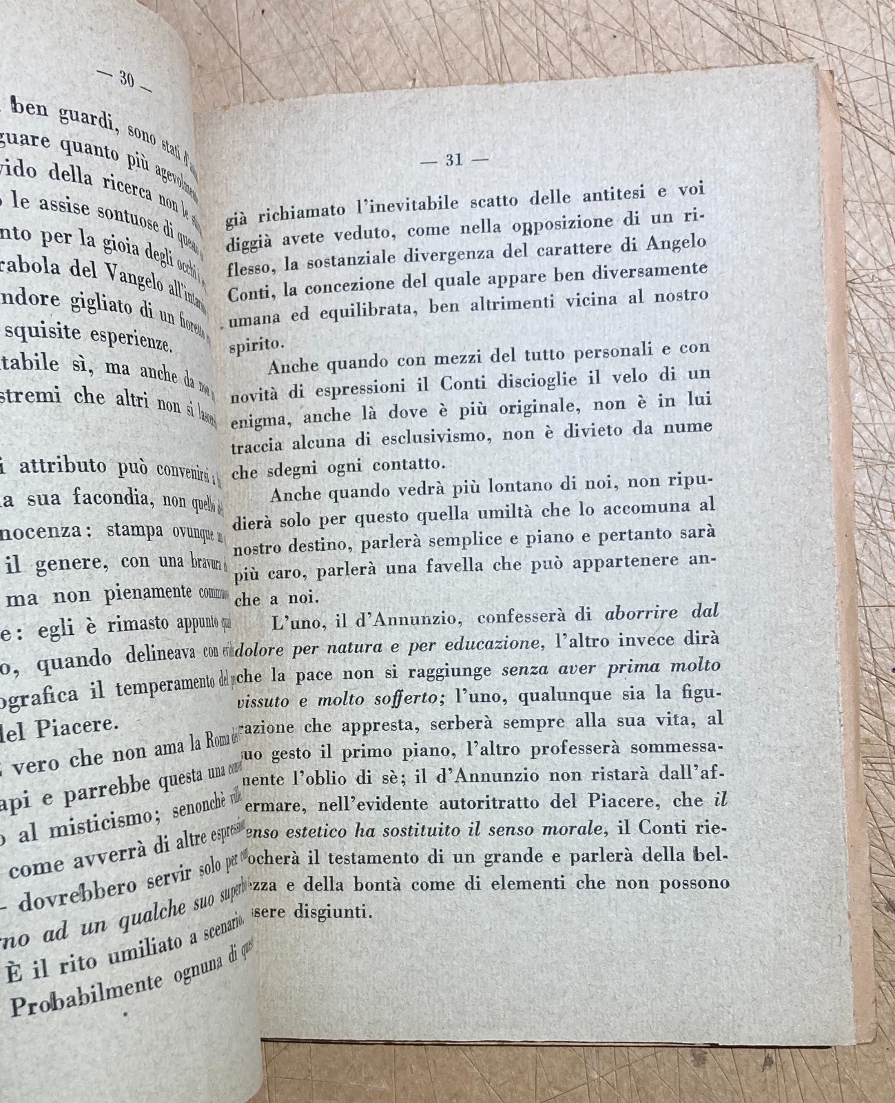 Mattia Limoncelli, Angelo Conti   Ricordo Biografico Con Dedica Autografa