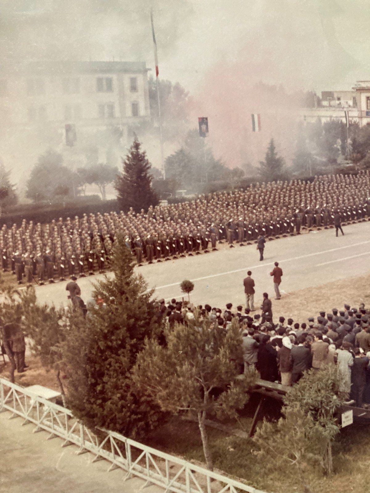 Puglia, Salento, Lecce: Fotografia d'Epoca Della Parata Militare, Fotografo Carlino